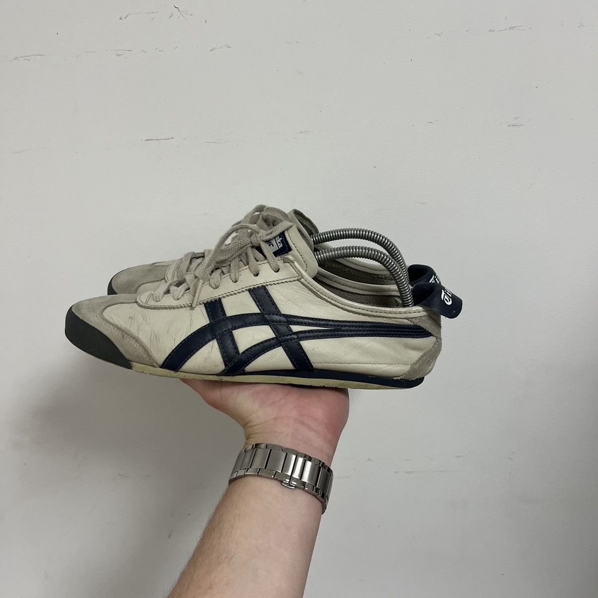 Asics Vintage ASICS Tiger Onitsuka Leather Sneakers Size US 8 / EU 41 - 4 Thumbnail