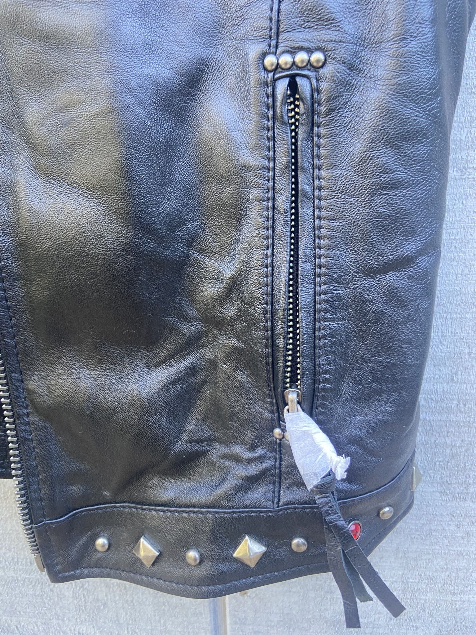 Other Jack Daniels Old No. 7 Women’s Leather Motorcycle Vest S Size S / US 4 / IT 40 - 3 Thumbnail