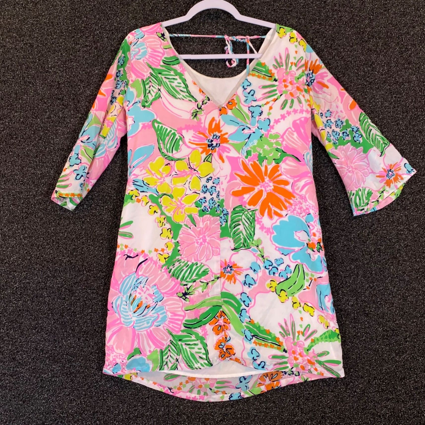 Lilly Pulitzer Lilly Pulitzer Floral Top Womens Small Lightweight Beachwear Dress Coverup Size S / US 4 / IT 40 - 5 Thumbnail