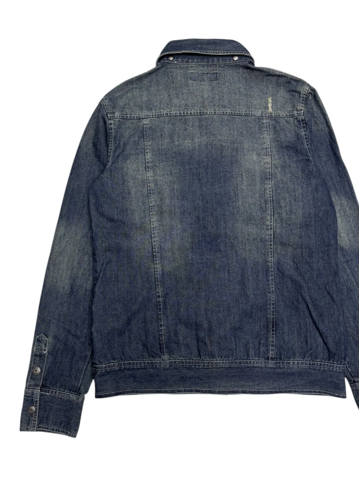 Hysteric Glamour 🔥IN THE ATTIC DISTRESSED DENIM JACKET Size US M / EU 48-50 / 2 - 8 Thumbnail