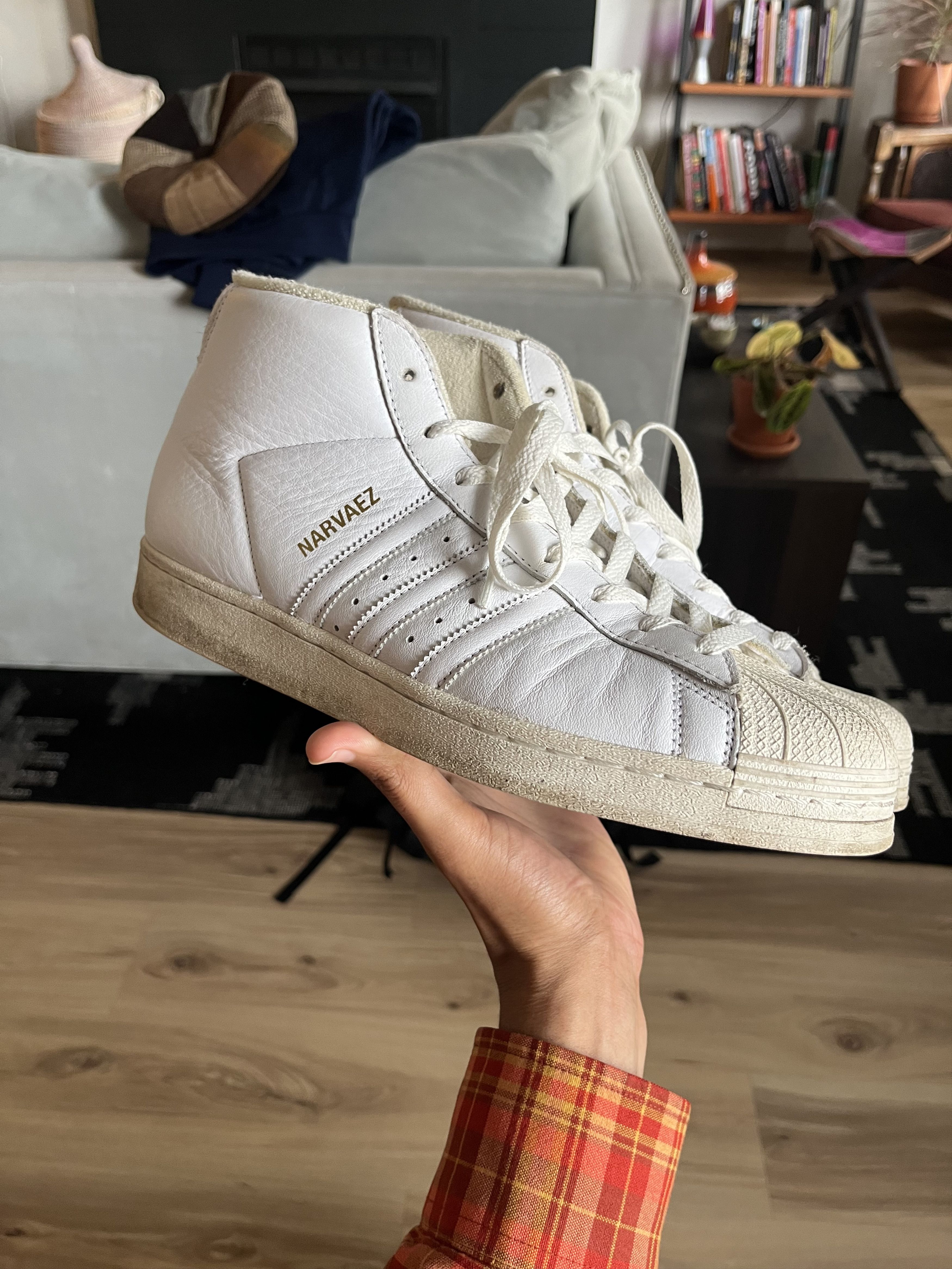 Adidas adidas Men's Pro Model ADV Sam Narvaez White Size US 11.5 / EU 44-45 - 2 Thumbnail