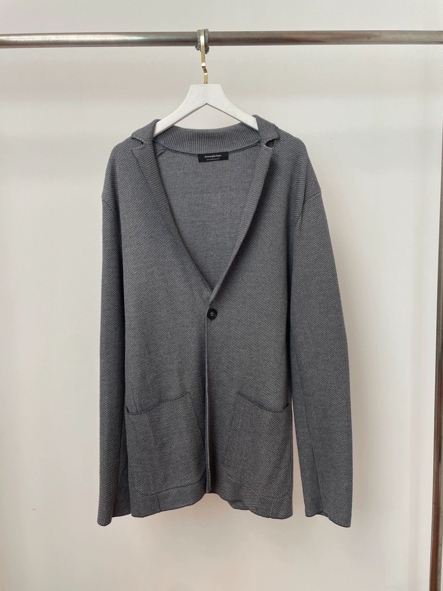 Ermenegildo Zegna Ermenegildo Zegna Wool Cardigan 48 New No Tags Size US M / EU 48-50 / 2 - 1 Thumbnail