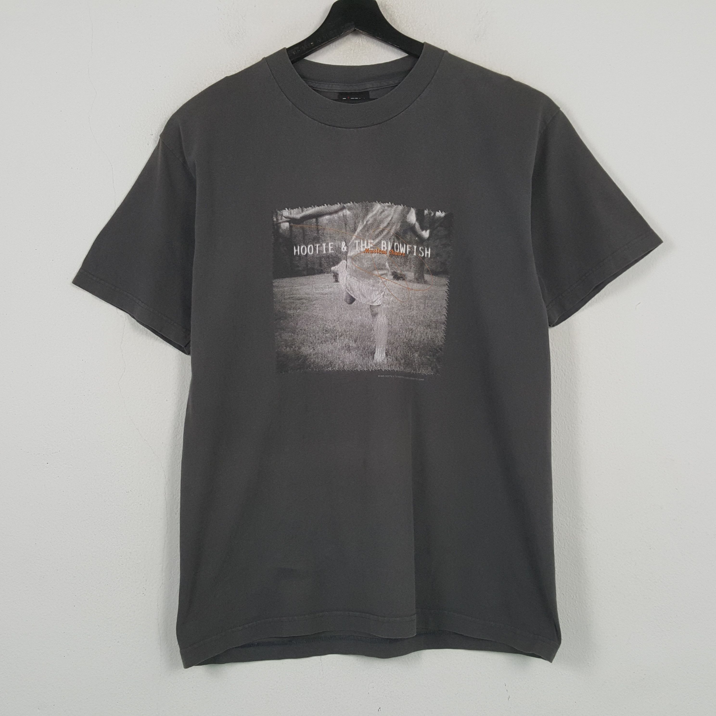 Band Tees Hootie & The Blowfish British Rock Band Vintage Tshirt 31 Size US M / EU 48-50 / 2 - 1 Thumbnail
