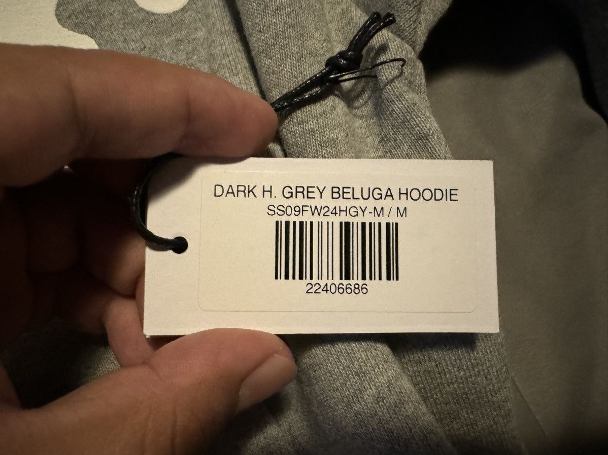 Sp5der Sp5der Beluga Dark Heather Grey Hoodie Size Medium Size US M / EU 48-50 / 2 - 11 Thumbnail