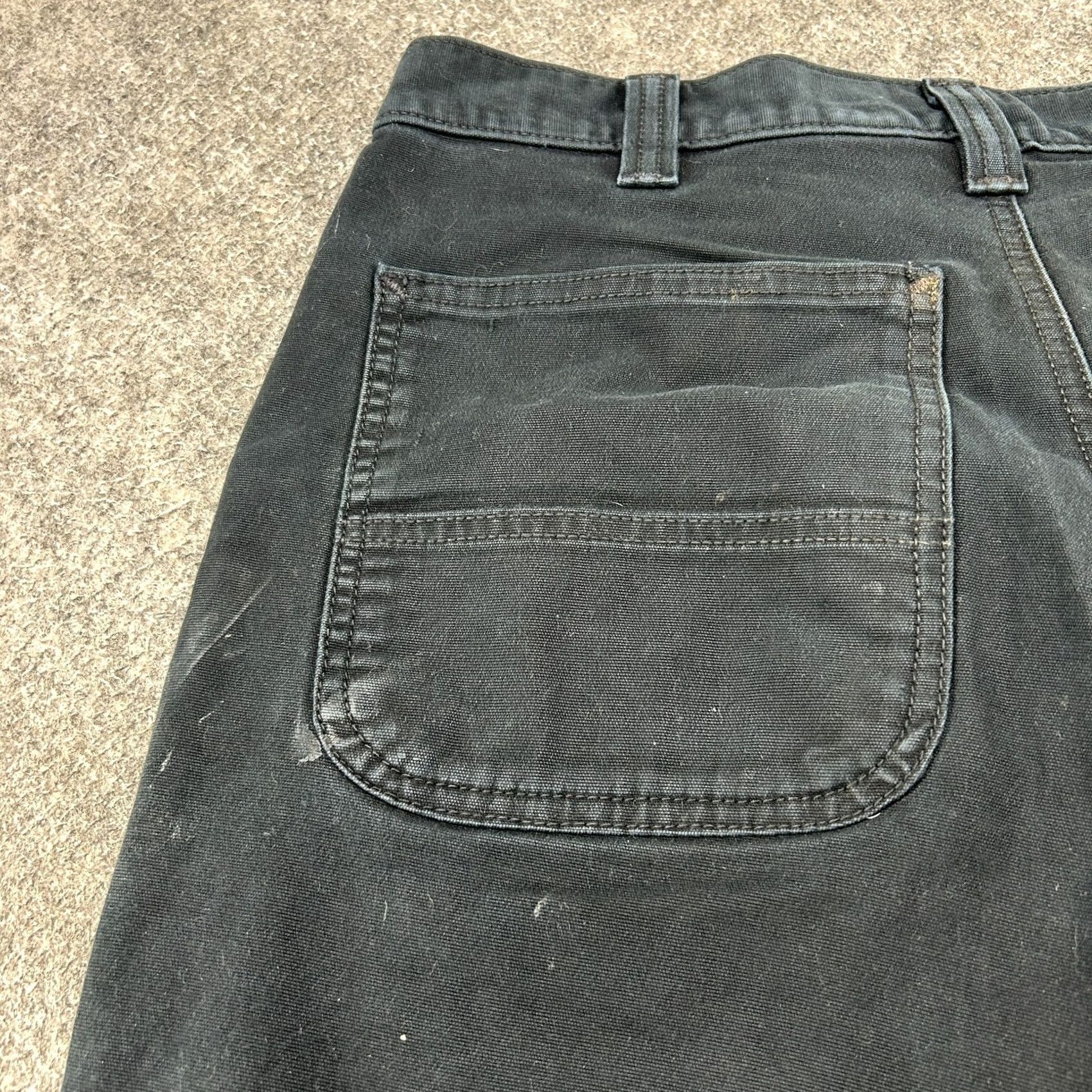 Carhartt Carhartt Pants Mens 32x34 Black Straight Leg Relaxed Fit Canvas Logo Workwear Casual 5-Pocket Carhartt Size US 32 / EU 48 - 4 Thumbnail