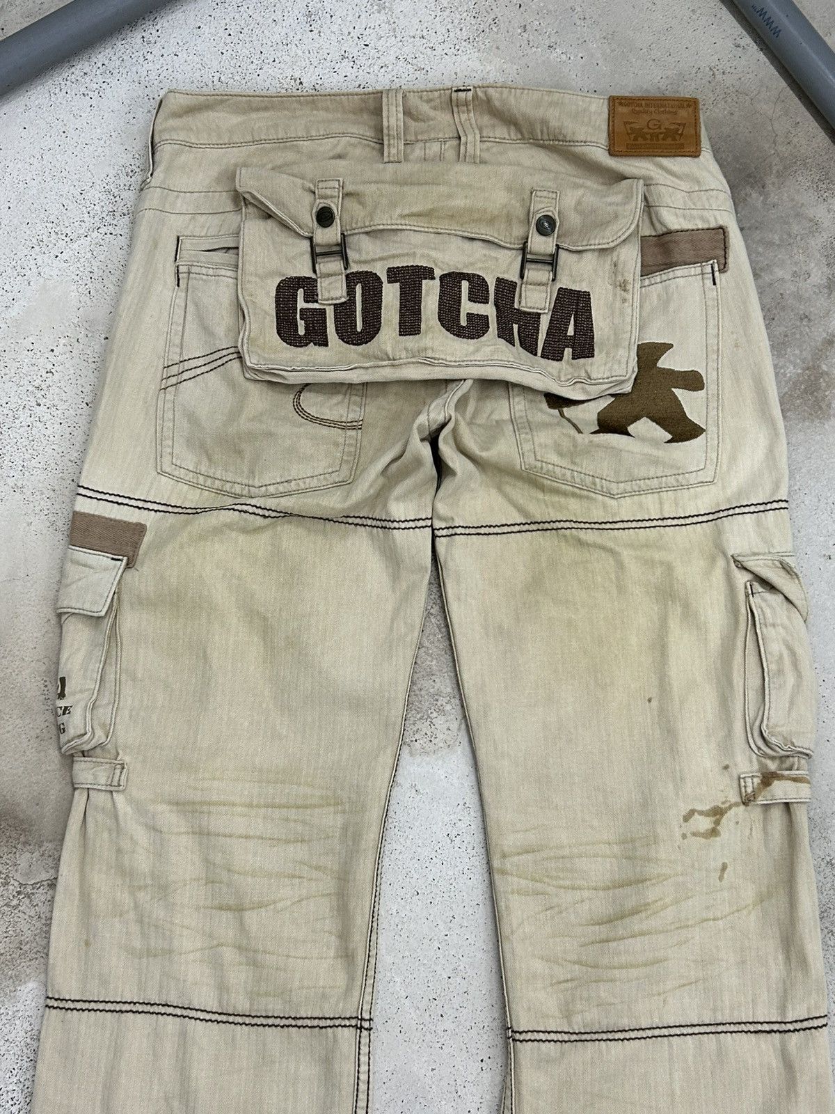 Le Grande Bleu (L.G.B.) Gotcha Brand Cargo Tactical Multipocket Utility Worker Size US 33 - 9 Thumbnail
