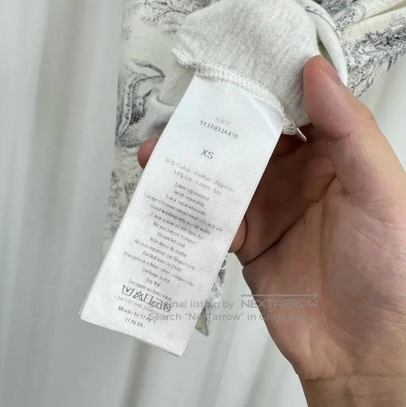 Other Dior Summer White Cotton Graphic Tee . Size XS / US 0-2 / IT 36-38 - 6 Thumbnail