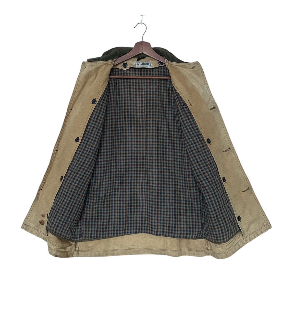 L.L. Bean × Vintage Vintage Brand L.L Bean Distressed Chore Jacket 1990s Size US S / EU 44-46 / 1 - 9 Thumbnail