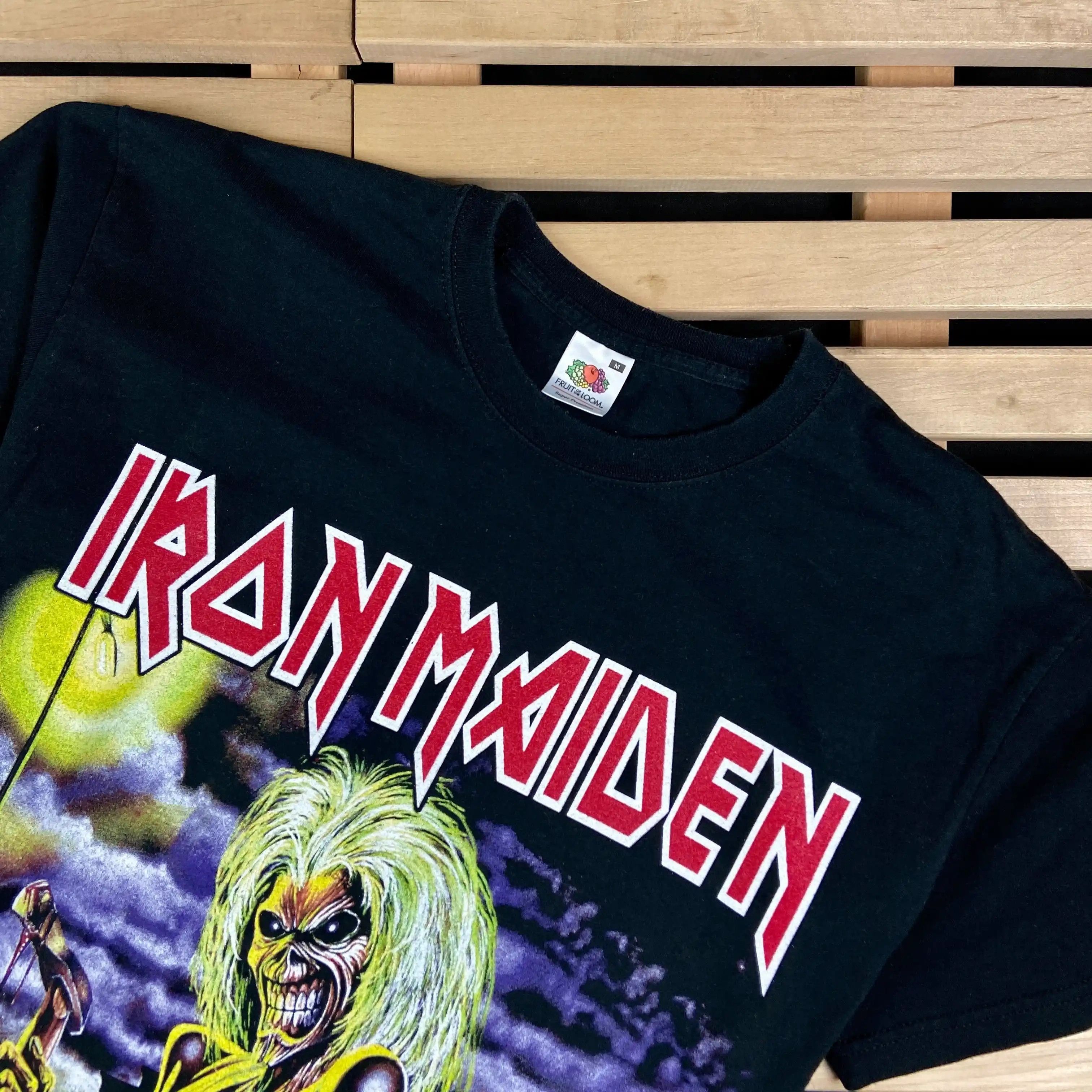 Band Tees × Iron Maiden × Vintage Mens Vintage T Shirt Iron Maiden Size M Size US M / EU 48-50 / 2 - 2 Thumbnail