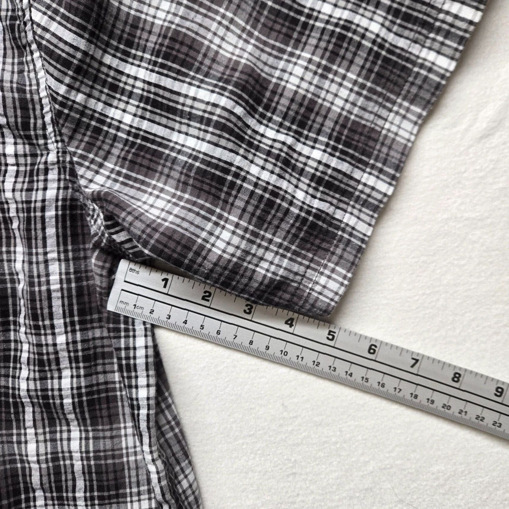 Vintage C.E. Schmidt Shirt Button-Up Brown Plaid Outdoor Workwear Men 2XL Size Button-Down Long Sleeve Cotton Polyester Pocketed Size US XXL / EU 58 / 5 - 5 Thumbnail