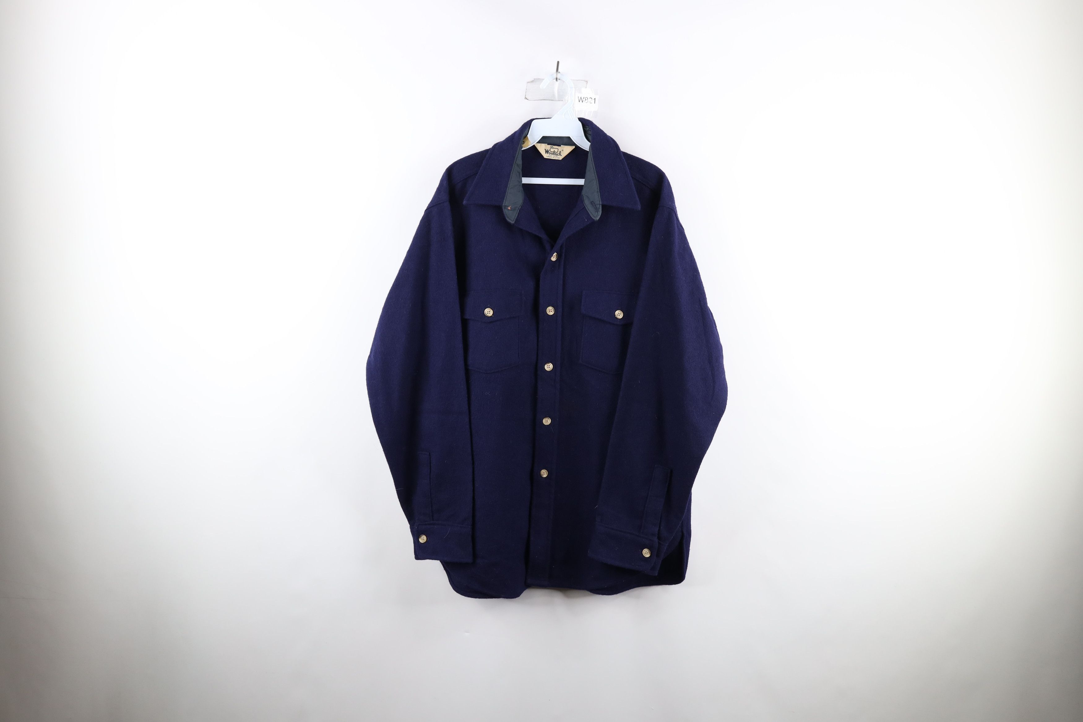 ジャケット・アウター 70s Woolrich Wool Shirt Jacket cpo Vintage 60s 70s Woolrich CPO Shirt Jacket Jac Shirt Blue USA