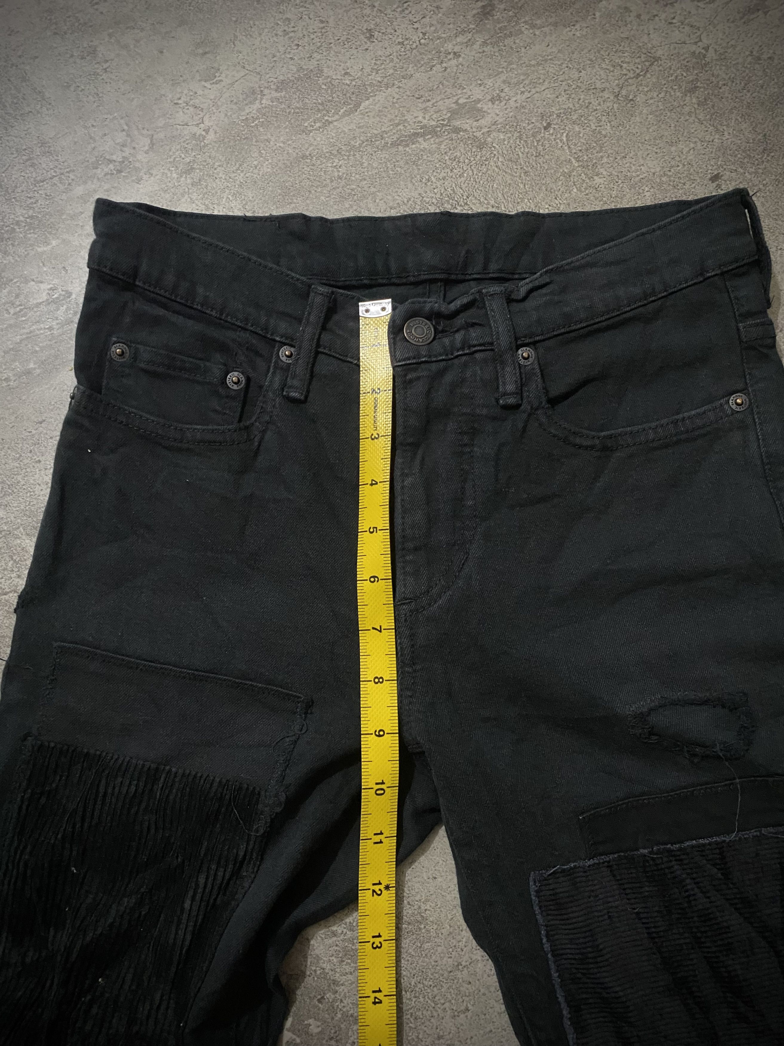 Hysteric Glamour HYSTERIC GLAMOUR PATCHWORK DISTRESSED JEANS Size US 29 - 15 Thumbnail