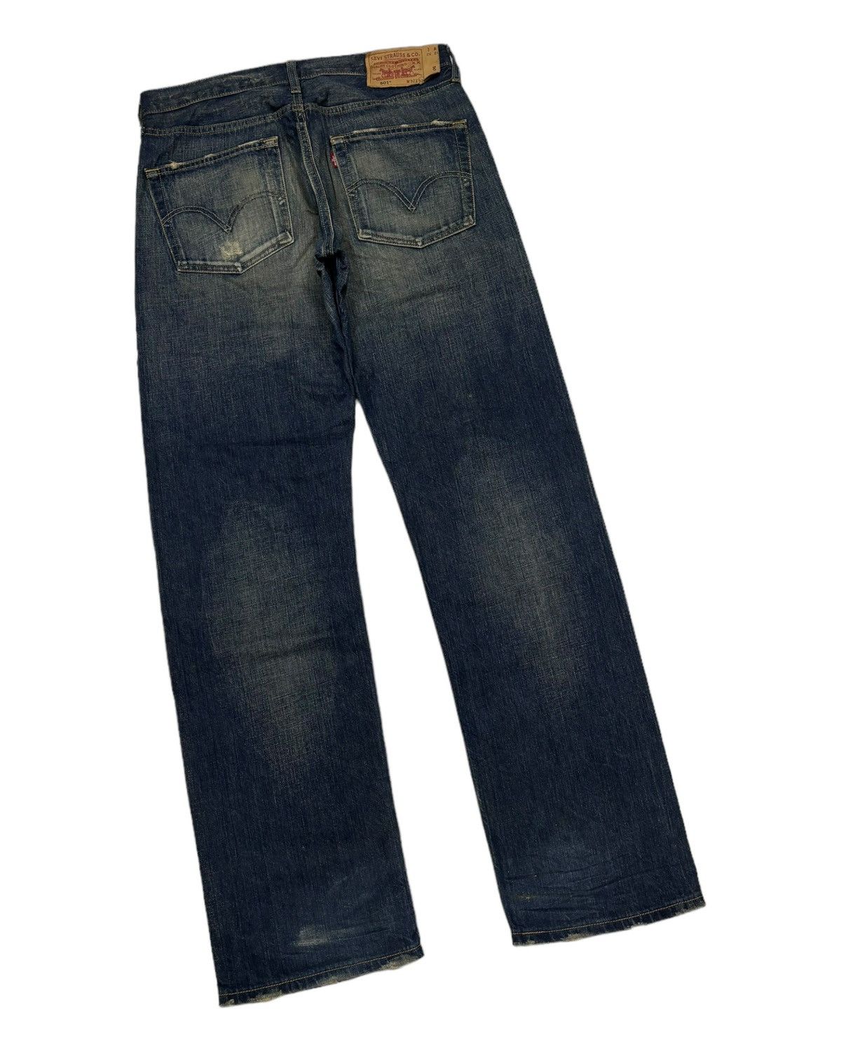 Levi's RARE LEVIS 501 JAPAN DISTRESSED DENIM JEANS Size US 32 / EU 48 - 4 Thumbnail
