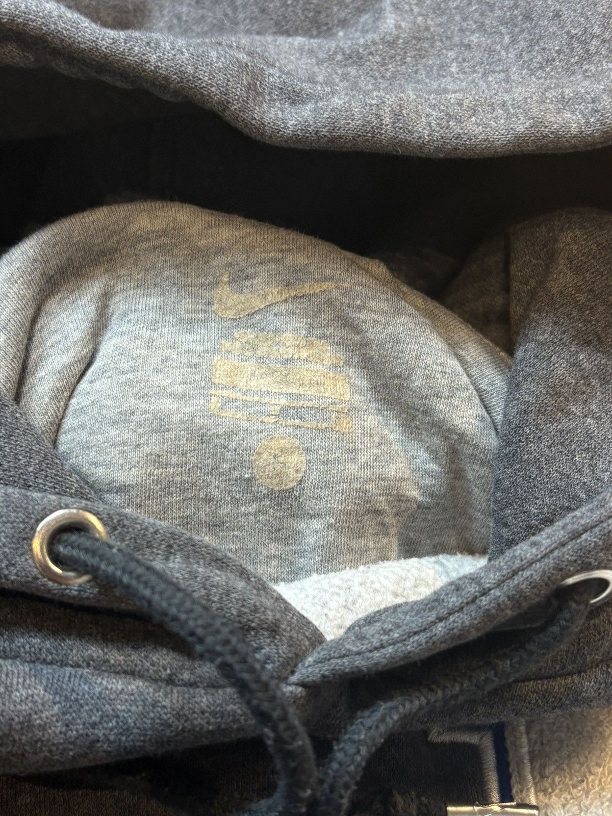 Nike 00s Nike 3D Fleece Retro Logo Oversized Hoodie Rare Size US S / EU 44-46 / 1 - 5 Thumbnail