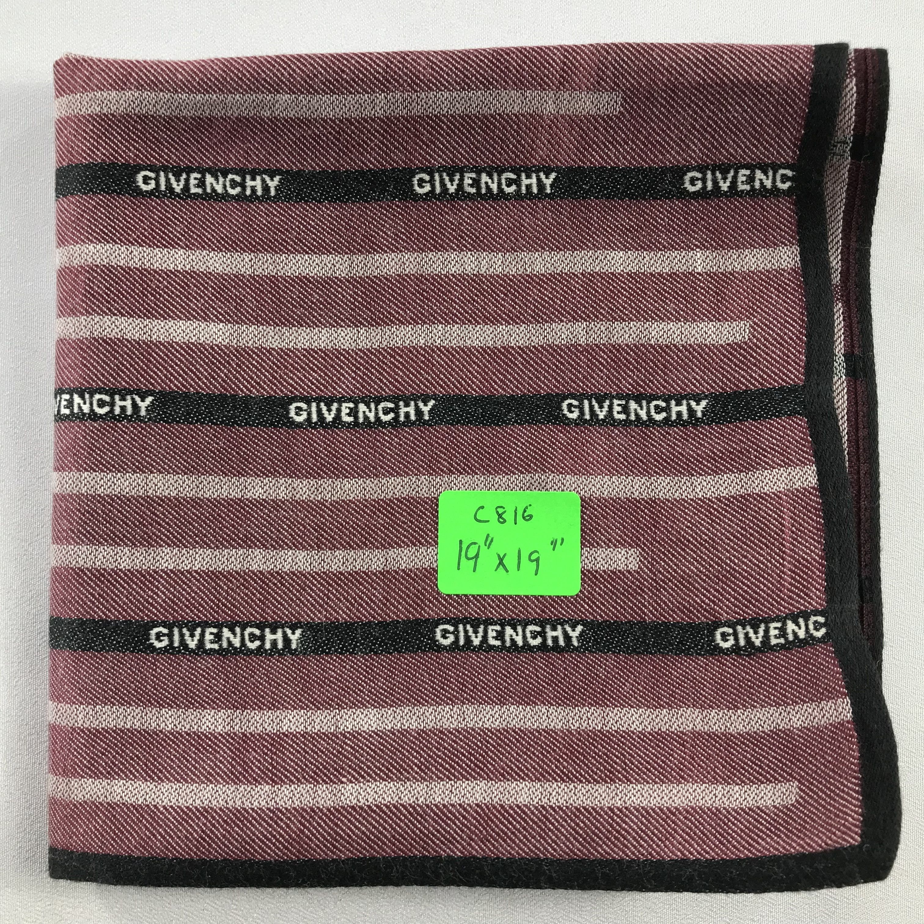 Givenchy GivenCHY Handkerchief / Bandana / Neckerchief C816 Size ONE SIZE - 7 Thumbnail