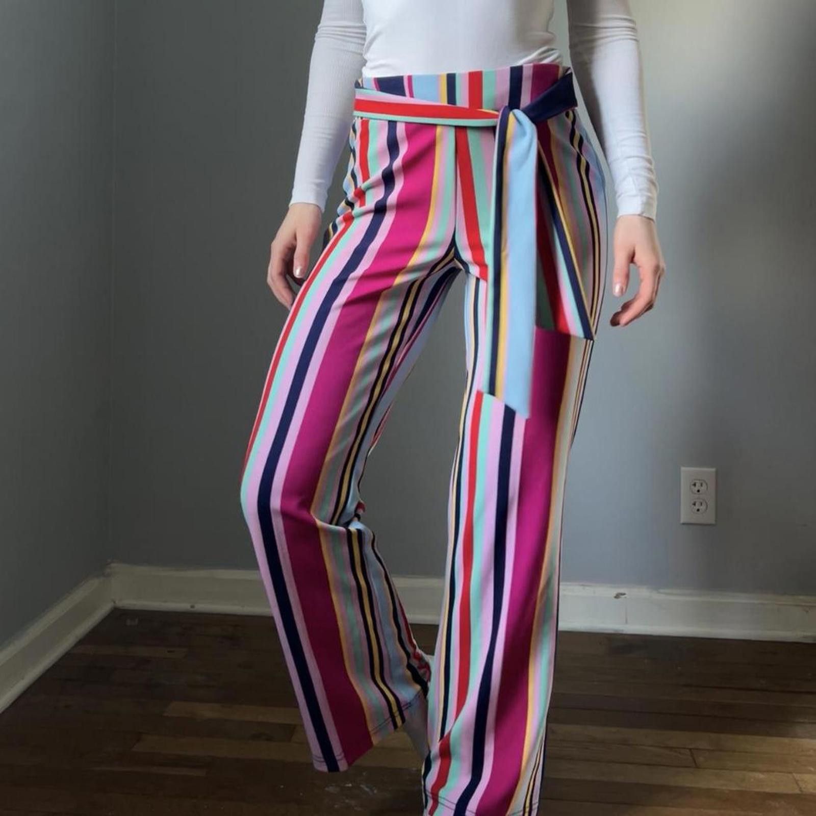 Fashion Nova Fashion Nova Women's Multi Trousers Size 28" / US 6 / IT 42 - 3 Thumbnail