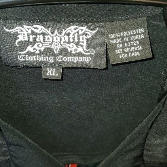 Other Dragonfly Clothing Co. Fire Eagle Skull Motor Buttondown Sho Size US XL / EU 56 / 4 - 3 Thumbnail