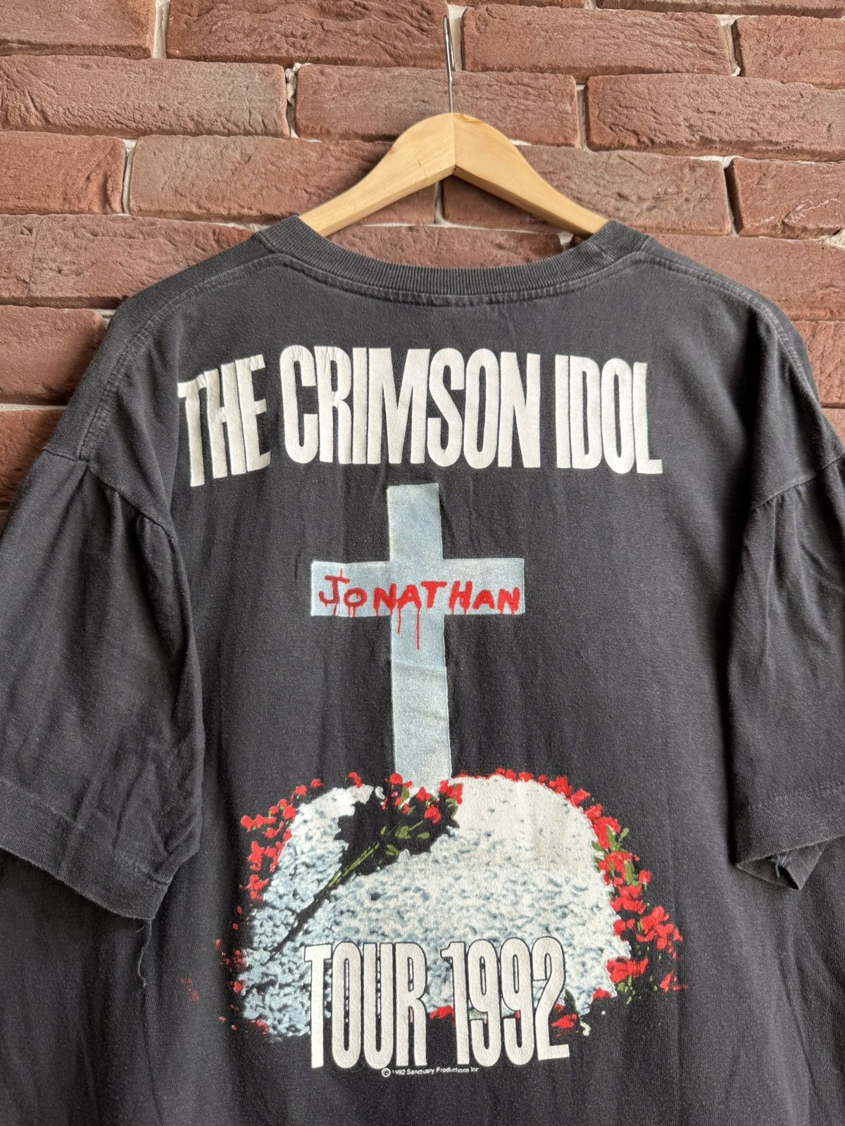 Band Tees Vintage 90s Rock Band 1992 WASP W.A.S.P The Crimson Idol Size US XL / EU 56 / 4 - 9 Thumbnail