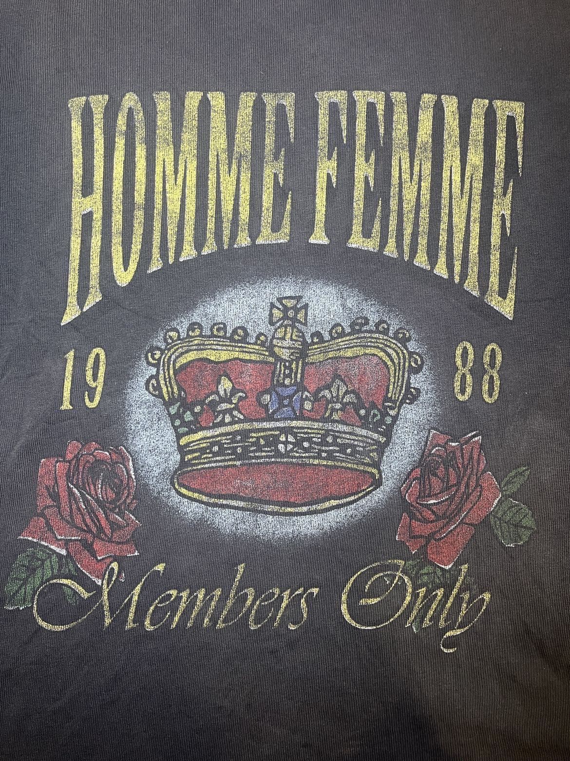 Homme + Femme La Men’s Homme + Femme members only tee Size US S / EU 44-46 / 1 - 4 Thumbnail
