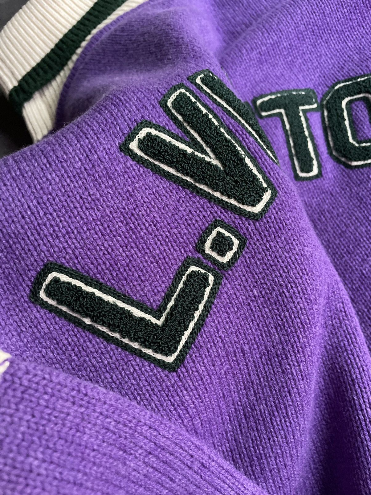 Louis Vuitton Louis Vuitton Purple Malletier Rollneck Pullover Size US XL / EU 56 / 4 - 8 Thumbnail