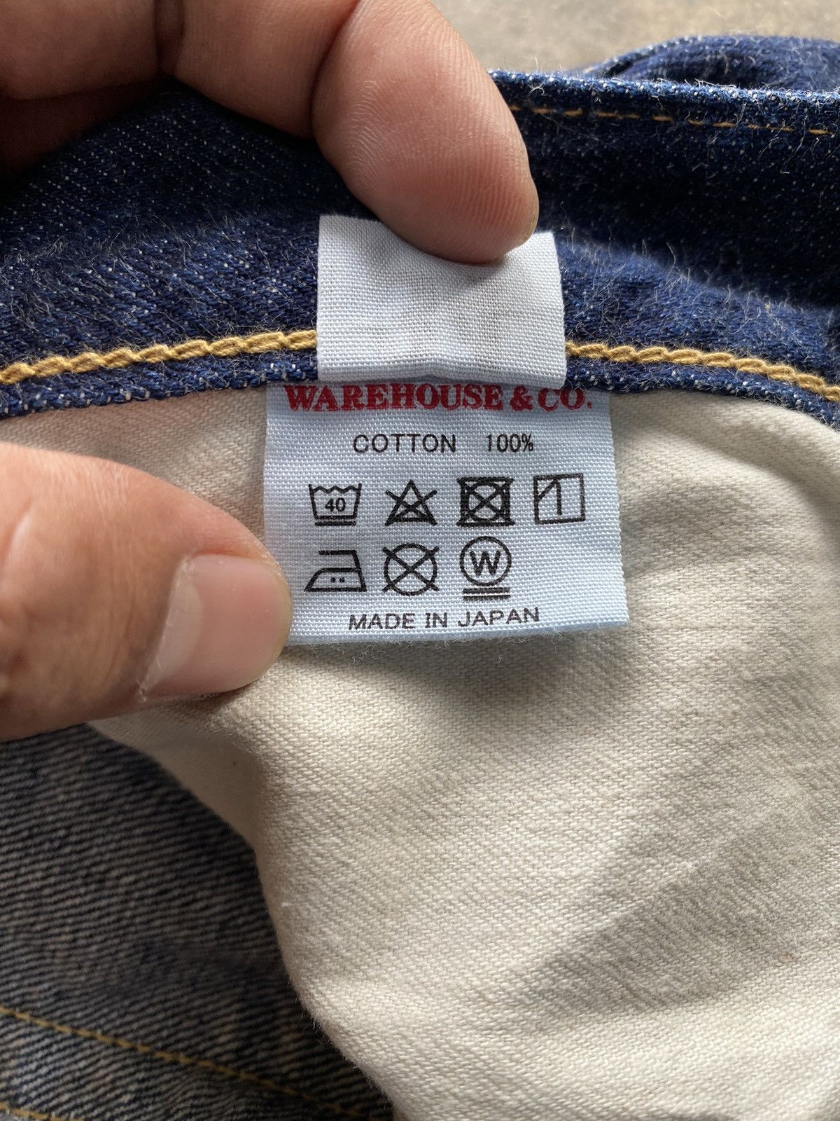 Japanese Brand × Warehouse & Co. Baggy Jeans Japanese Warehouse Denim Redline Selvedge Size US 34 / EU 50 - 16 Thumbnail