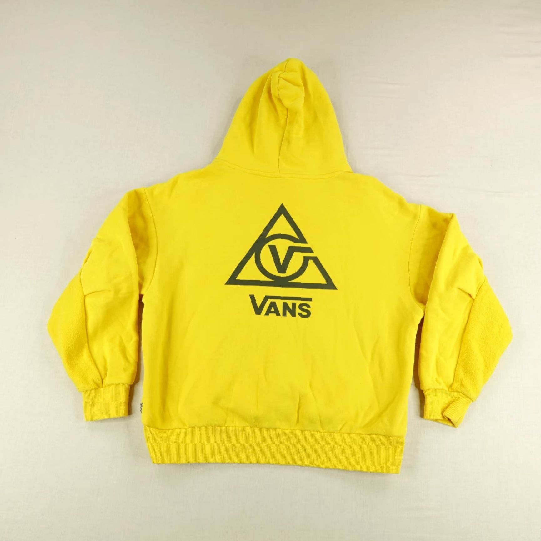 Vans Vans Hoodie Womens Small Yellow Skateboarding Pullover Sweatshirt Logo Knit Sweatshirt Size S / US 4 / IT 40 - 6 Thumbnail