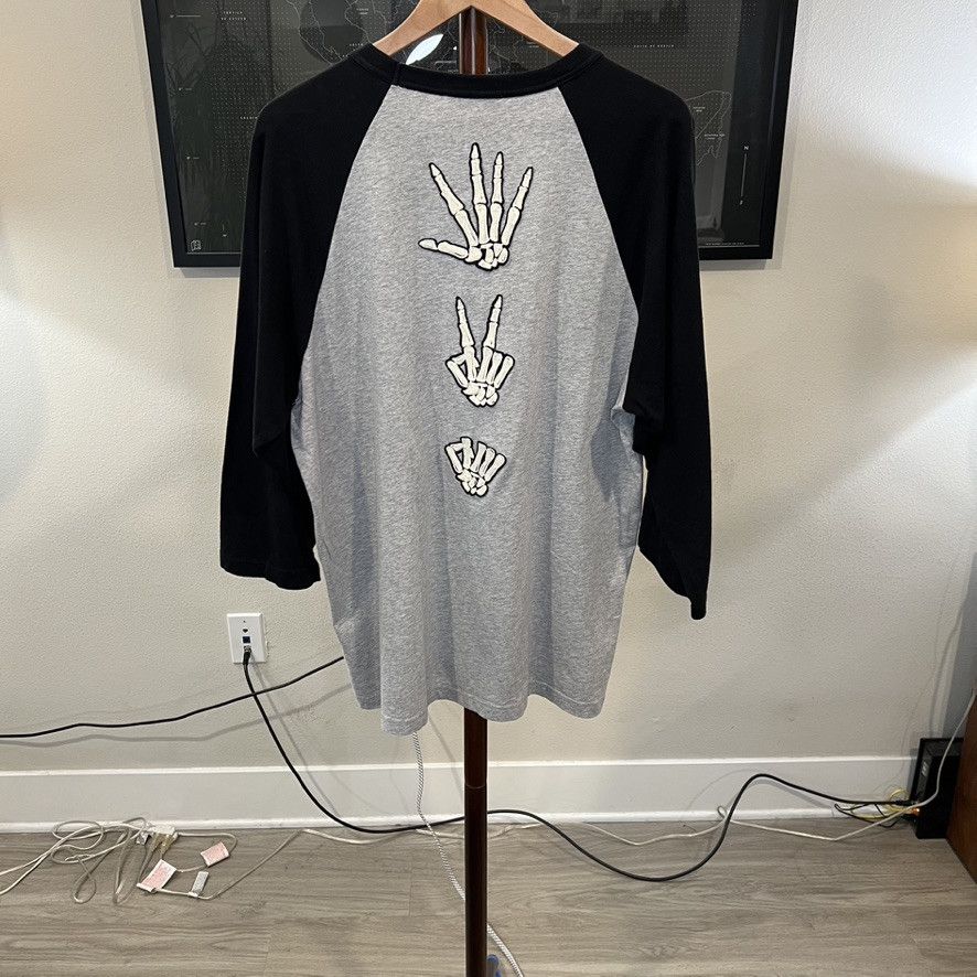 Our Legacy Our Legacy - Mix Raglan 3/4 Slv (#M2226ML) Sz 50 - Gry, Blk Size US M / EU 48-50 / 2 - 2 Thumbnail