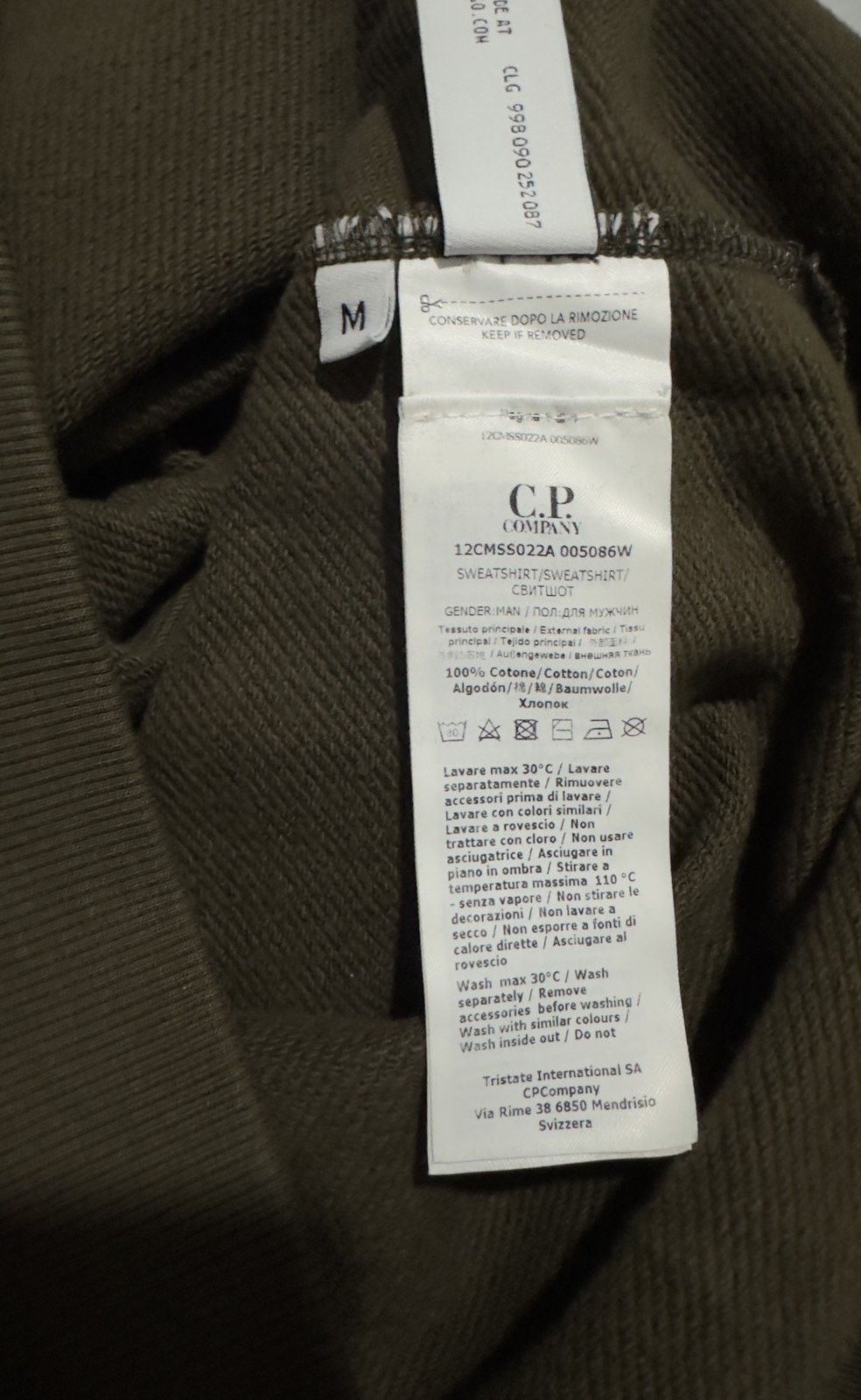 C.P. Company Diagonal Raised Fleece Sweatshirt Size US M / EU 48-50 / 2 - 10 Thumbnail