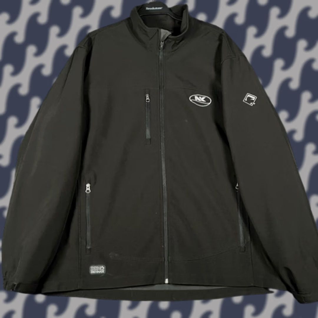 Vintage DRI DUCK Men XL Black Full Zip Softshell Jacket Outdoor Workwear Water Resistant Vintage Y2k Size US XL / EU 56 / 4 - 1 Thumbnail