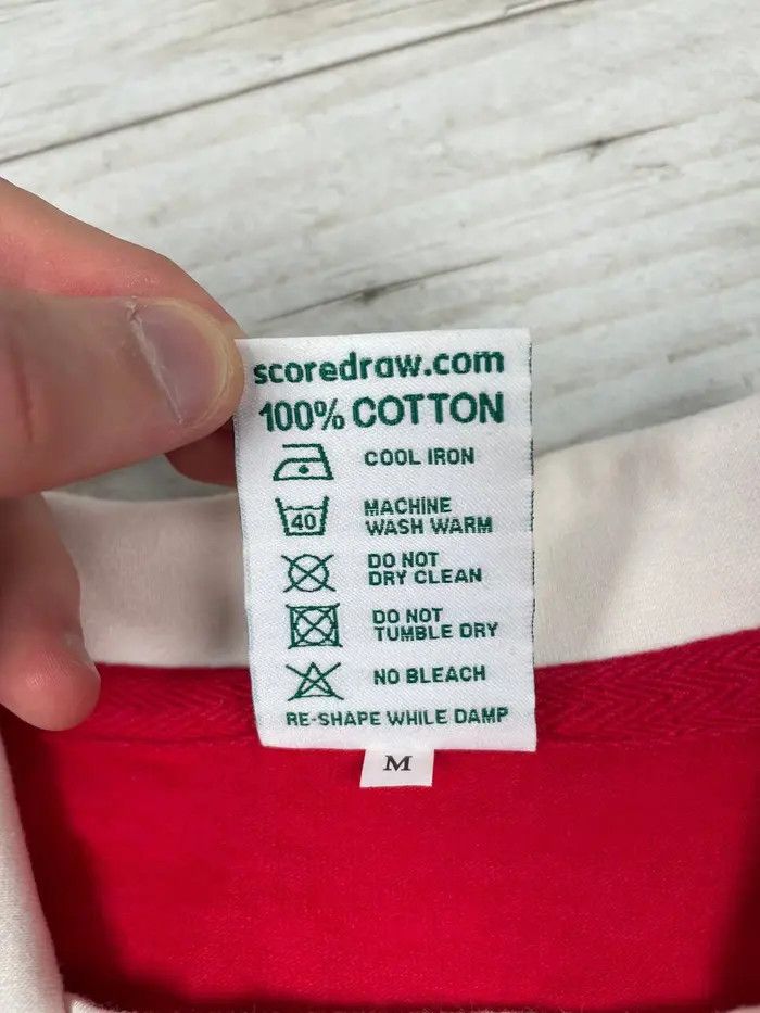 Vintage Score Draw Manchester United 1972 1974 Home Shirt Jersey Size US M / EU 48-50 / 2 - 7 Thumbnail