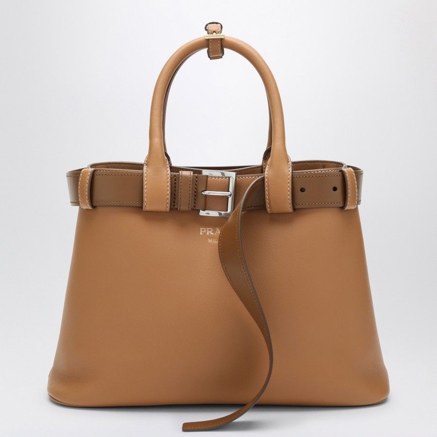 Prada o1d2blof0924 Size : OS / Leather Medium Bag In Brown Size ONE SIZE - 1 Thumbnail