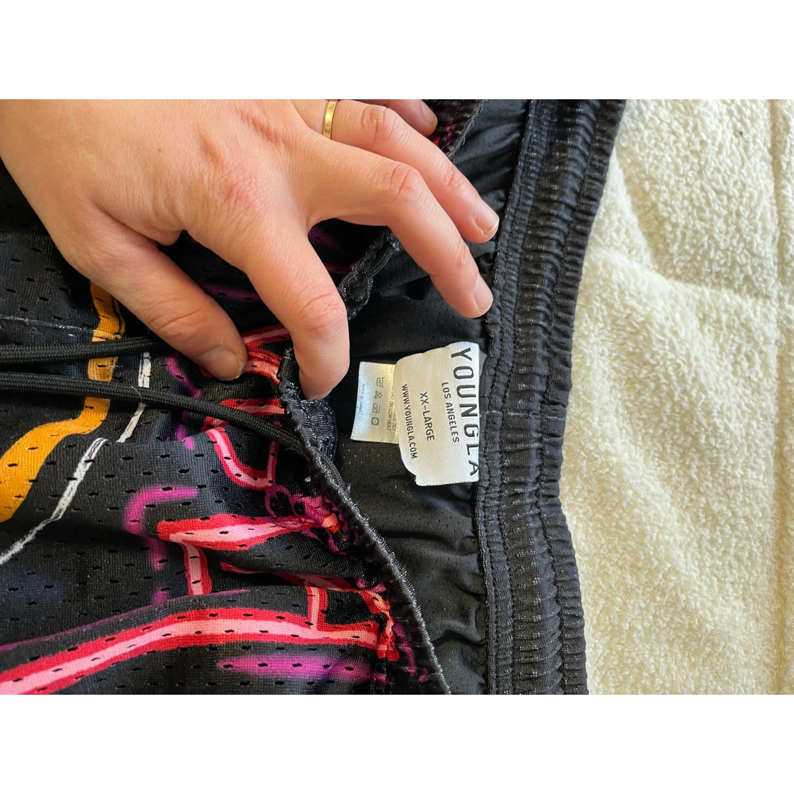 Other YoungLA men’s shorts graffiti size XXL Size US 40 / EU 56 - 2 Thumbnail