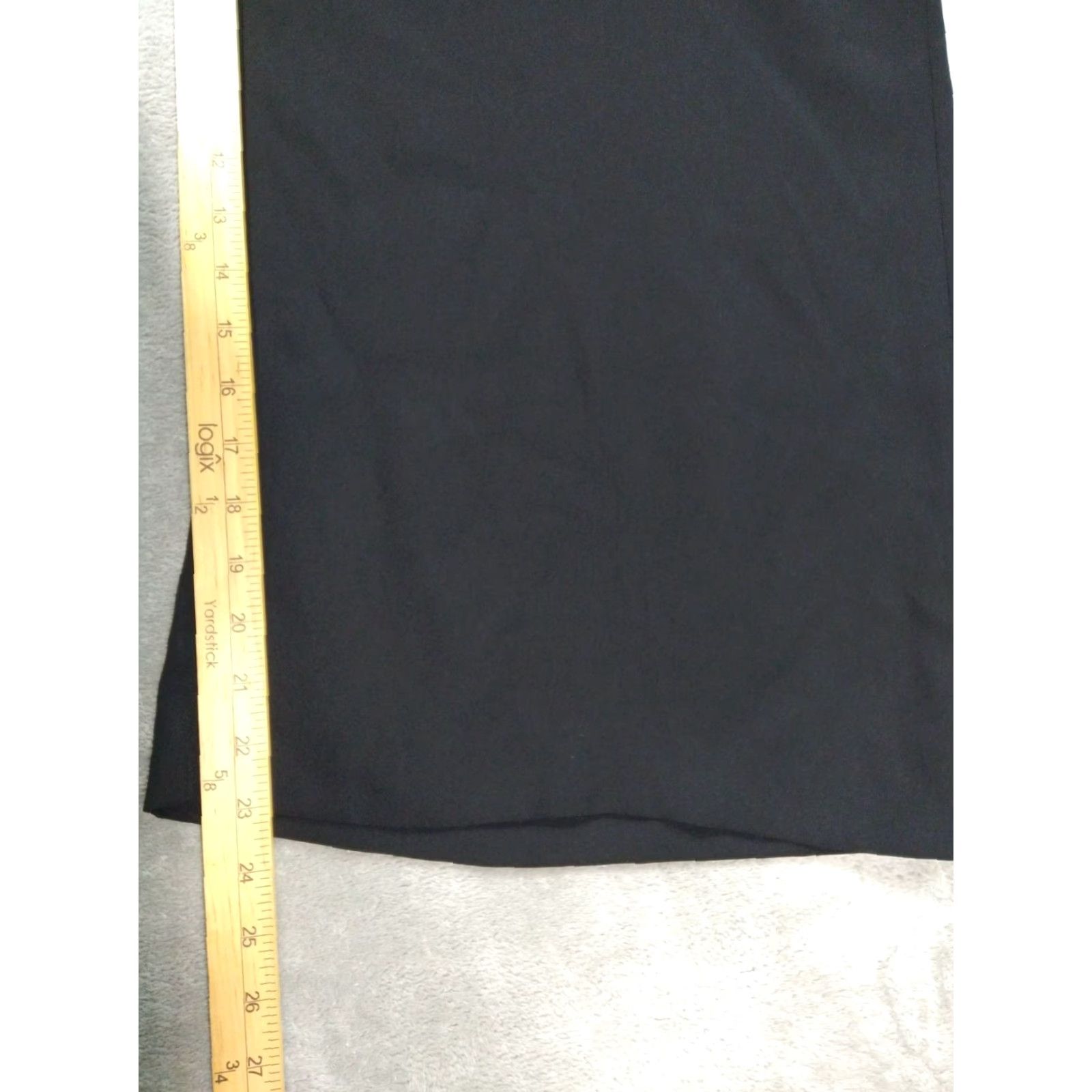 Boden Boden Pants Womens 16 Black Wide Leg High Rise Crop Stretch Flat Front Size 38" / US 16 / IT 52 - 5 Thumbnail