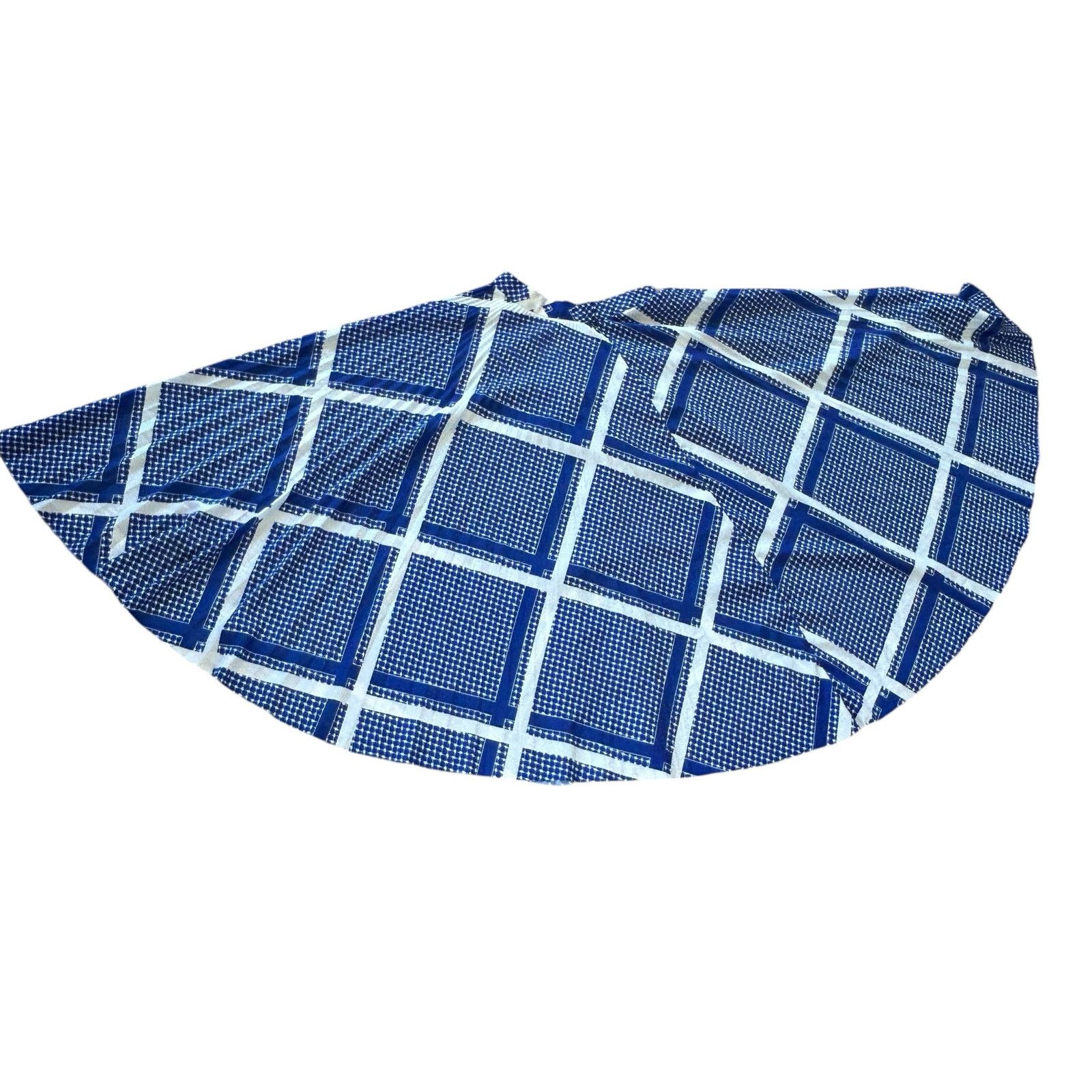 MSGM MSGM Pleated Skirt 42 8 US Blue White Plaid Avant Garde Twee Size 30" / US 8 / IT 44 - 5 Thumbnail