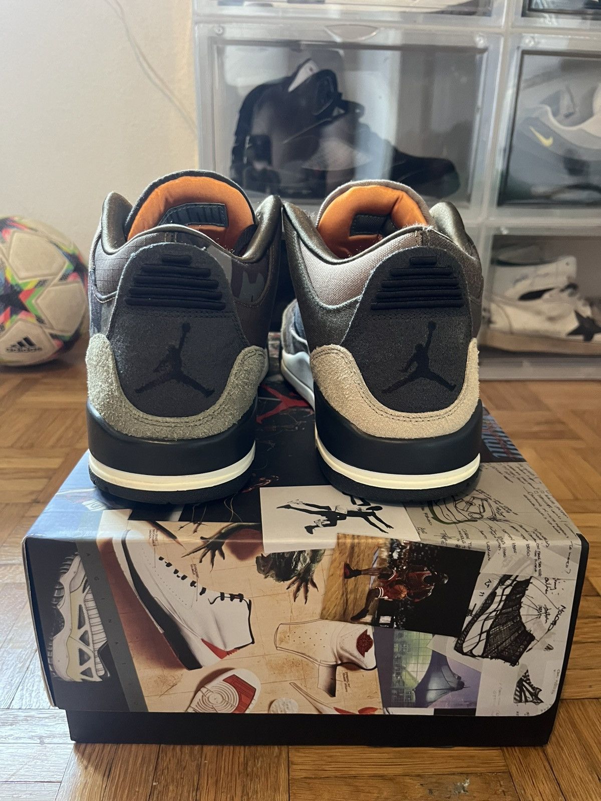 Jordan Brand Air Jordan 3 Patchwork Camo Size US 10.5 / EU 43-44 - 7 Thumbnail