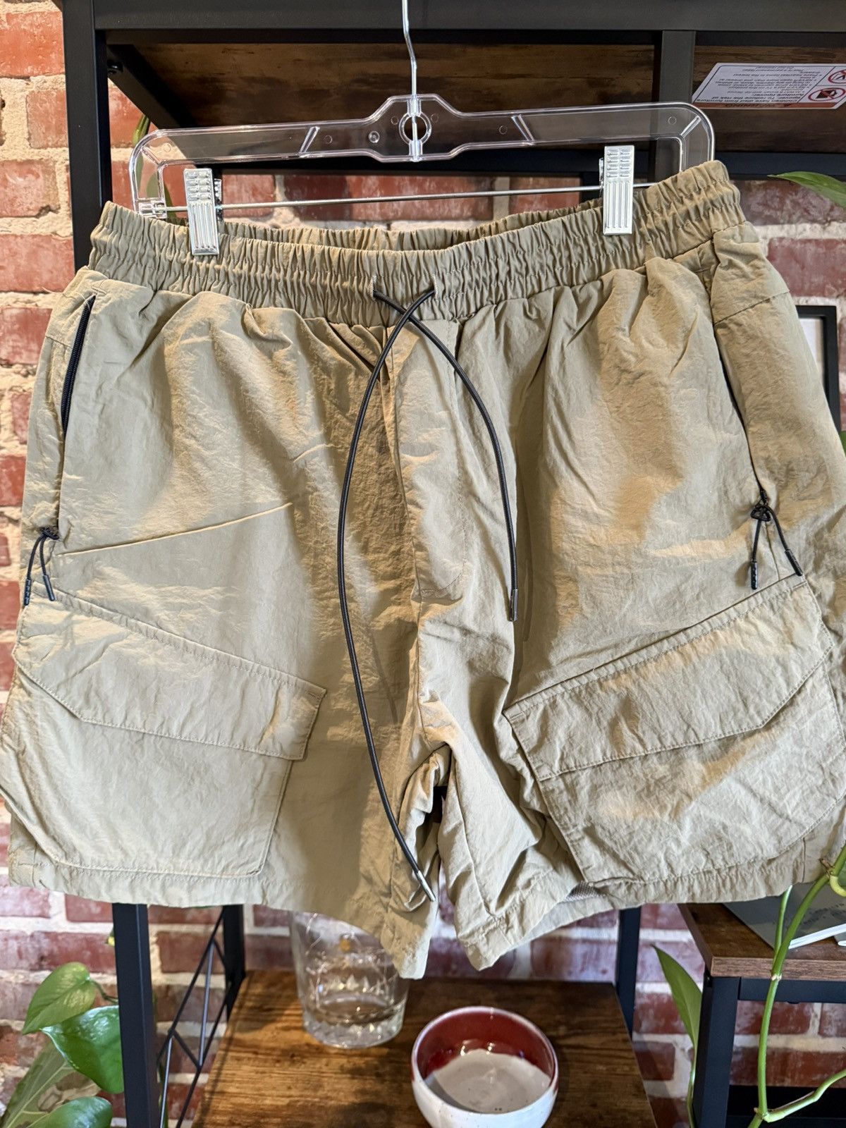 RLC Nylon Cargo Shorts - Sand