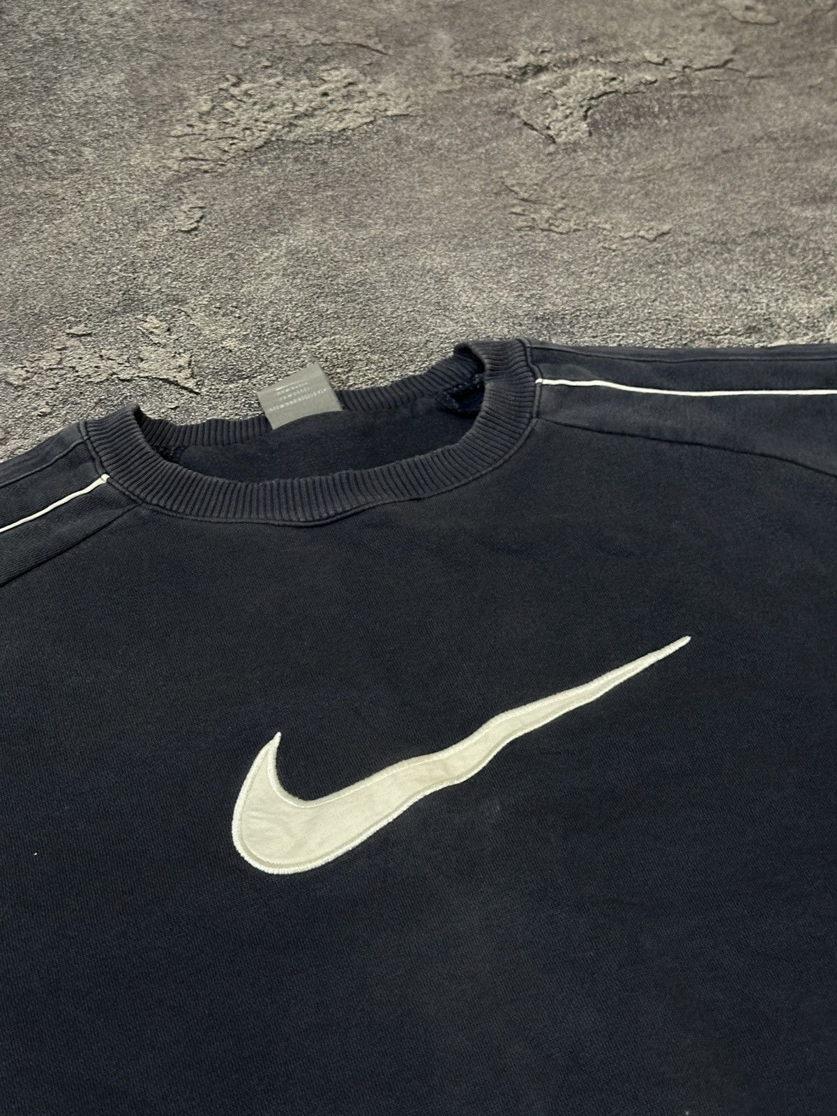 Vintage Vintage Nike Distressed Faded Sweatshirt Blue Men’s L Size Size US L / EU 52-54 / 3 - 4 Thumbnail