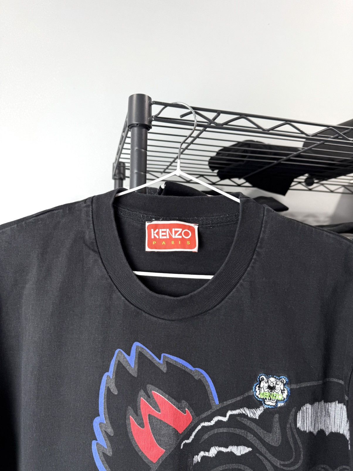 Kenzo Kenzo Paris Tiger Full Print T Shirt Size US XL / EU 56 / 4 - 2 Thumbnail