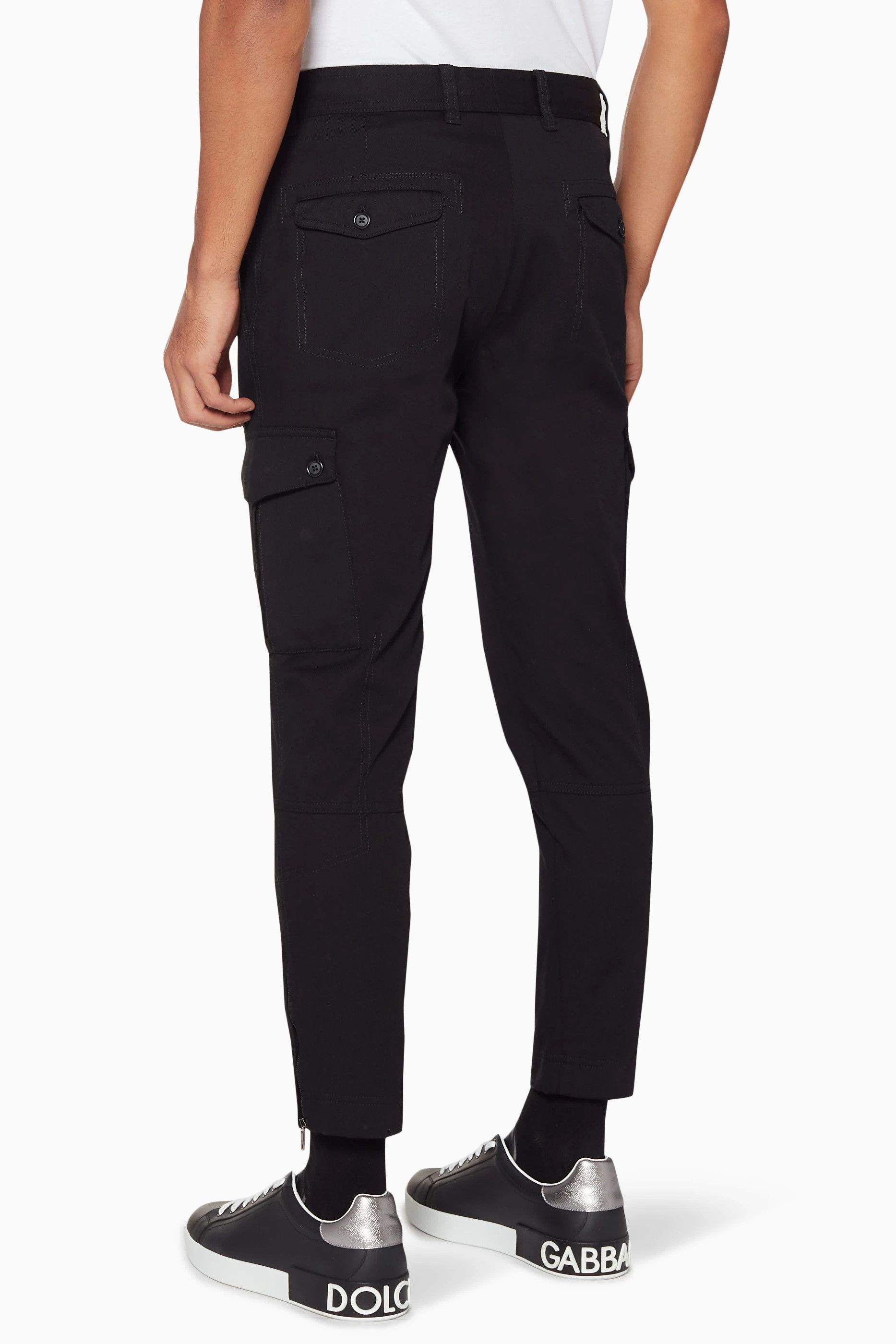 Dolce & Gabbana o1y0125 Cargo Pant in Black Size US 36 / EU 52 - 2 Thumbnail
