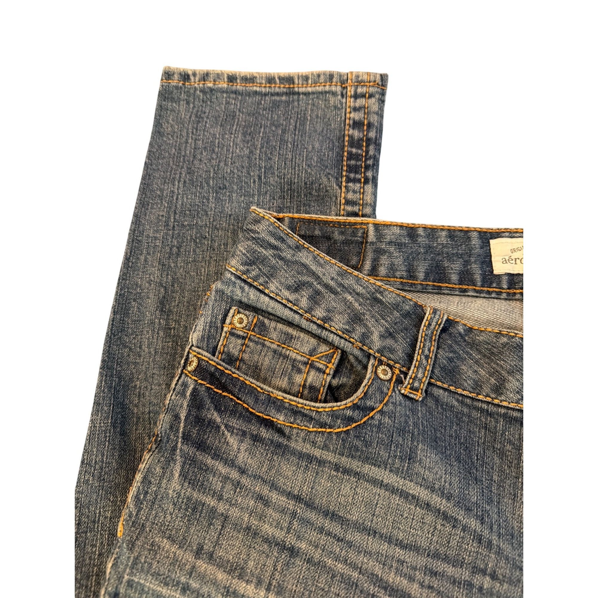 Aeropostale Aeropostale Bayla Skinny Jeans Blue Denim Mid Rise Stretch S Size 28" / US 6 / IT 42 - 2 Thumbnail