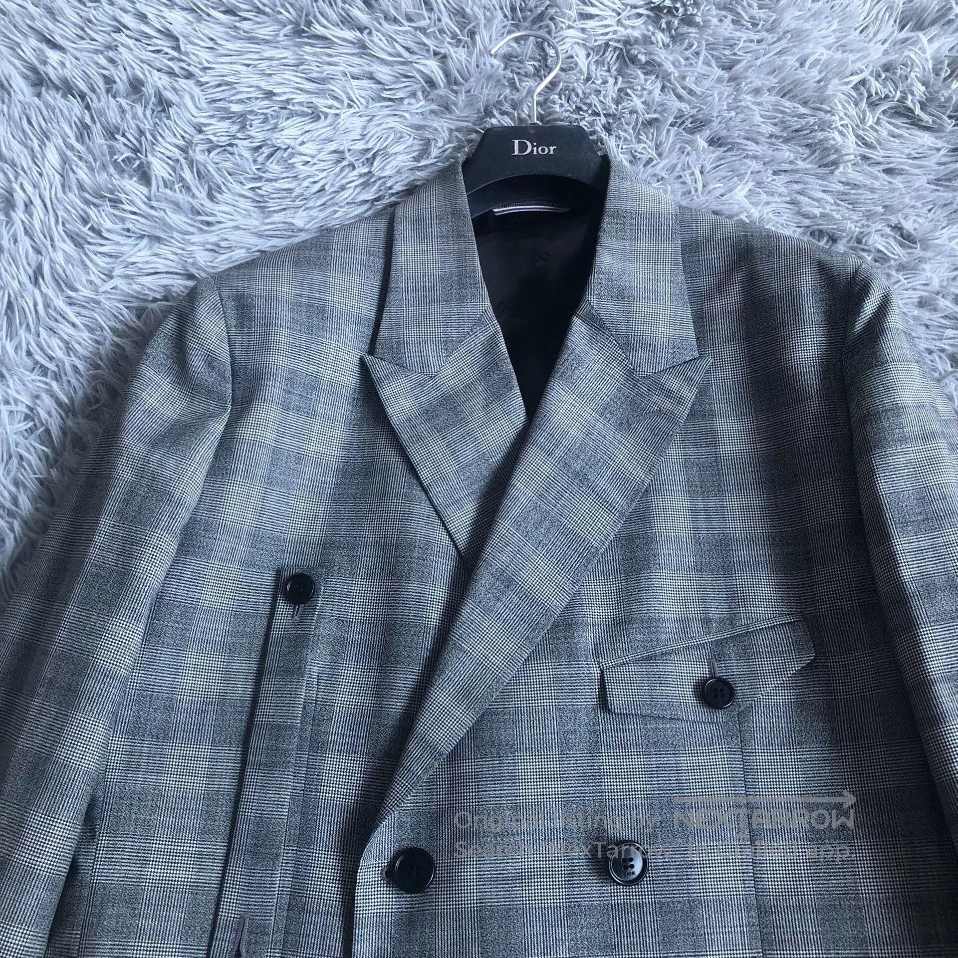 Dior Dior Homme 19SS Houndstooth Wool Blazer. Size US L / EU 52-54 / 3 - 2 Thumbnail