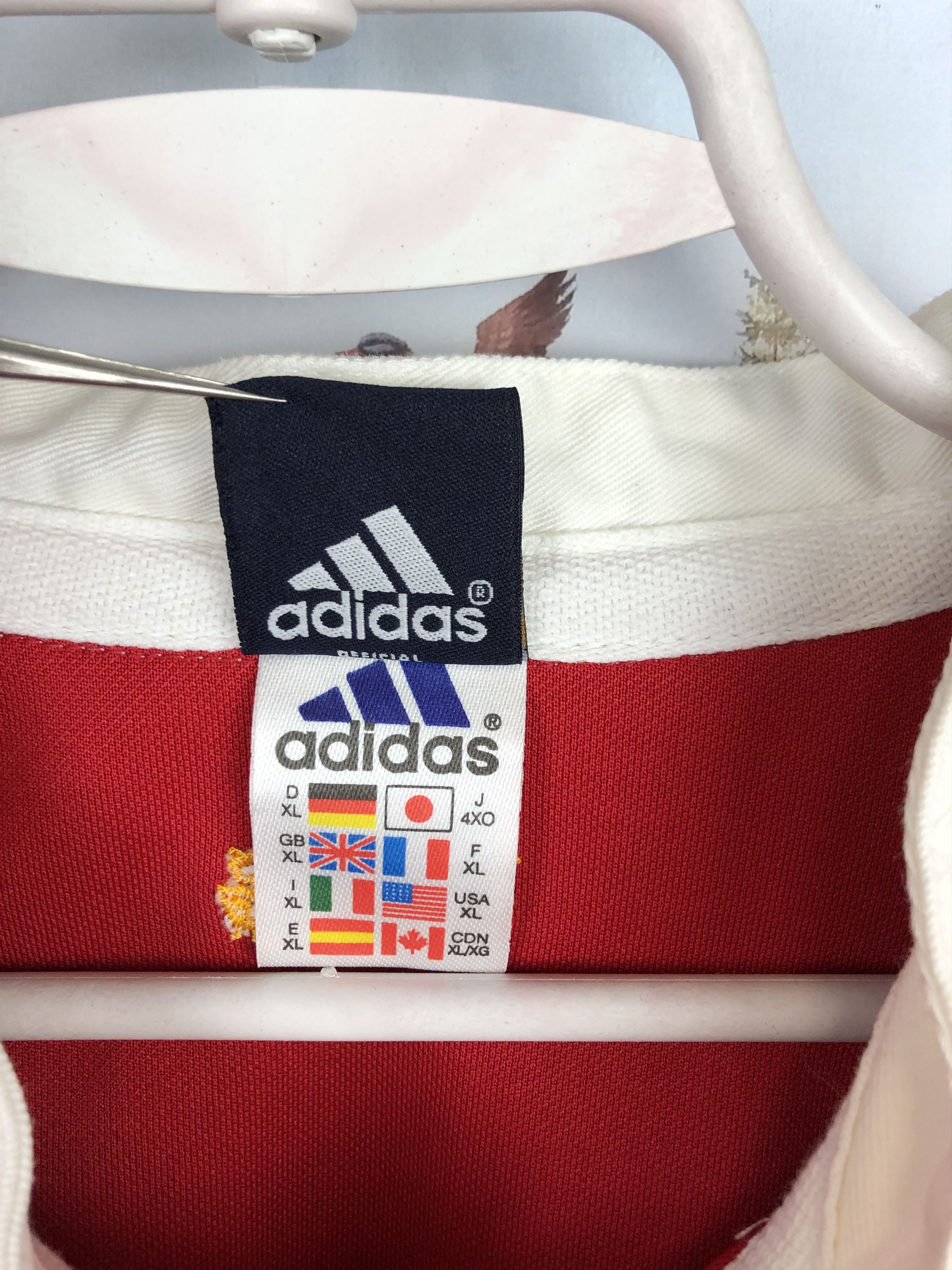 Adidas Vintage British & Irish Lions Rugby Union Shirt Mens Jersey Size US XL / EU 56 / 4 - 5 Thumbnail