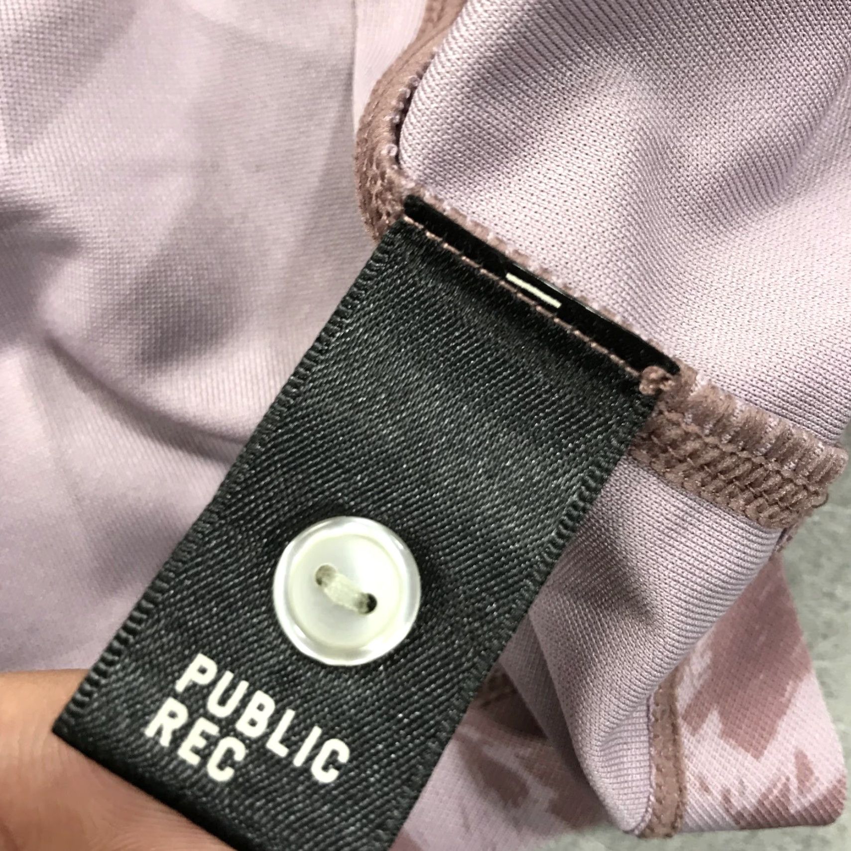 Vintage Public Rec Polo Shirt Mens M Pink Floral Stretch Short Sleeve Casual Polo Size US M / EU 48-50 / 2 - 5 Thumbnail