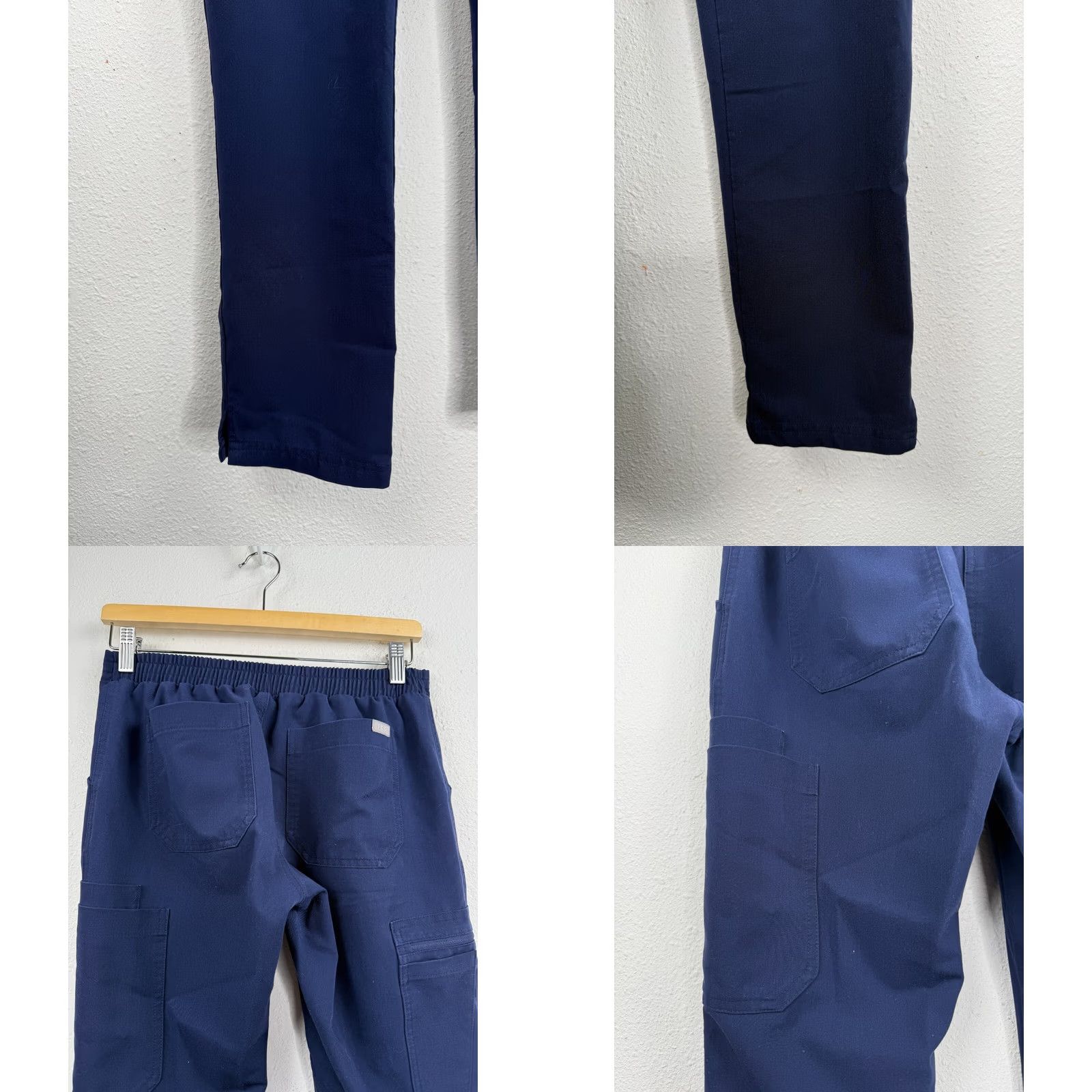Vintage FIGS Cargo Scrub Pants Shirt? Size 26" / US 2 / IT 38 - 8 Thumbnail