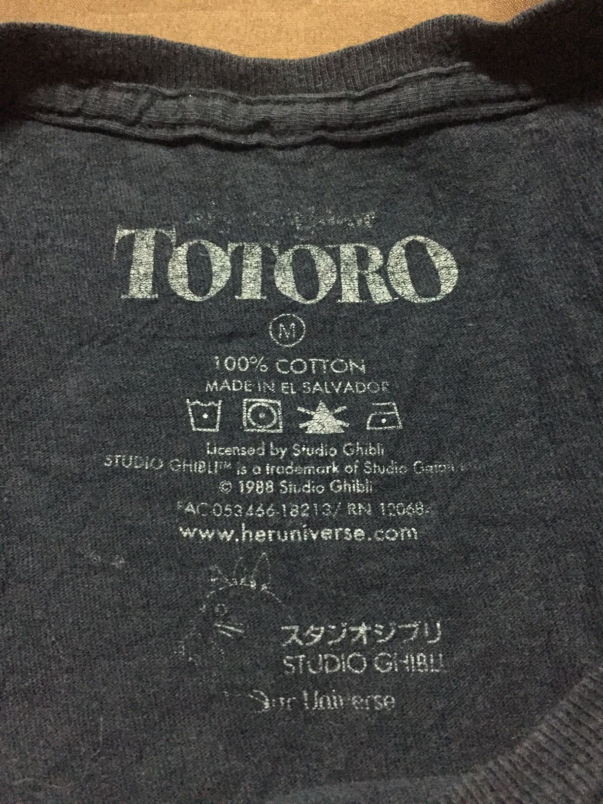 Anime My Neighbor Totoro Studio Ghibli Tee Size M / US 6-8 / IT 42-44 - 3 Thumbnail