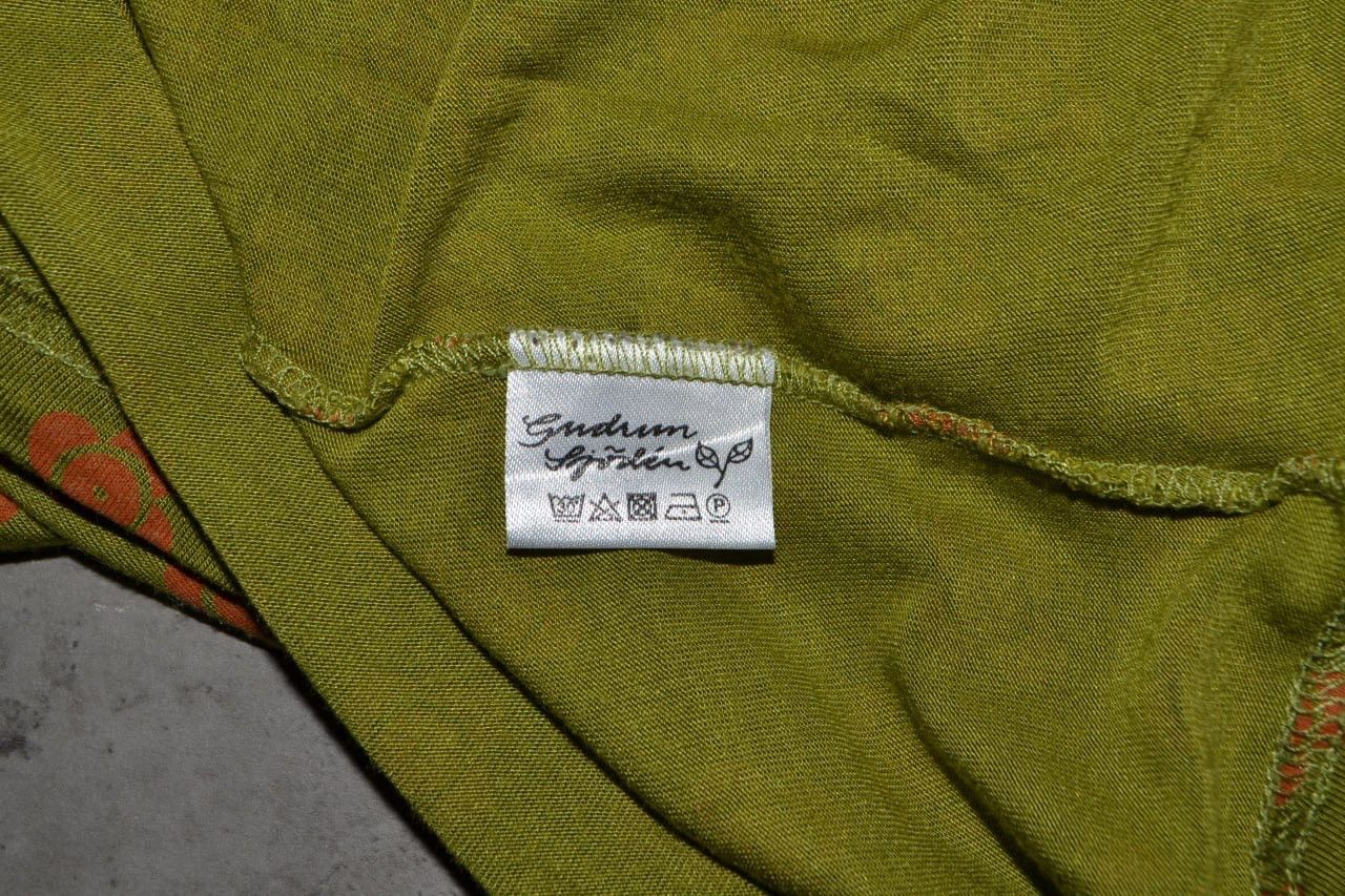 Japanese Brand Gudrun Sjoden Flowers Pullover Long Sleeve Green Size XXL Size XXL / US 16-18 / IT 52-54 - 7 Thumbnail