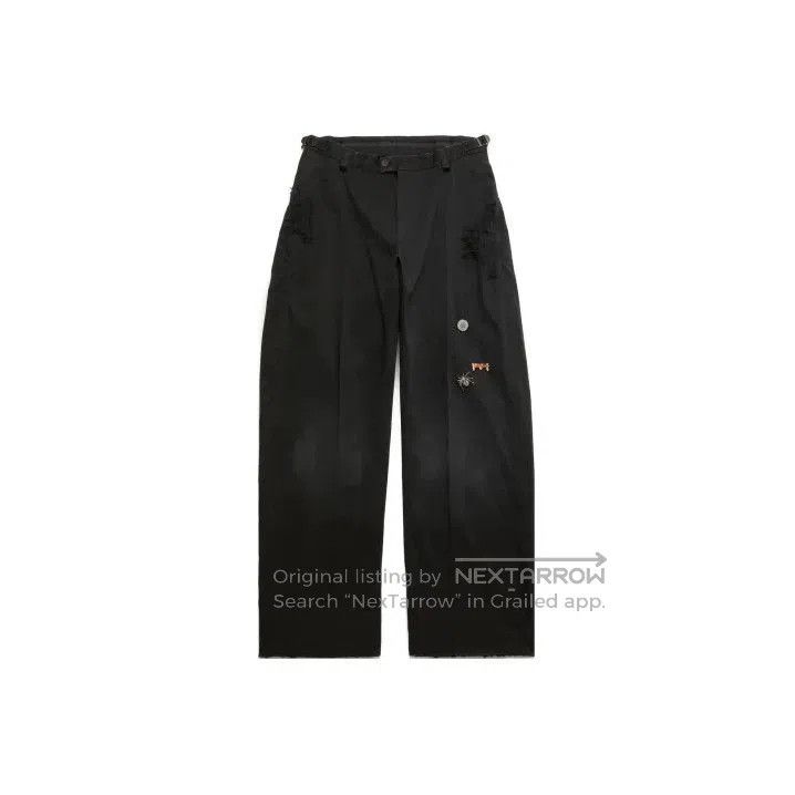 Balenciaga Balenciaga Black Rhinestone Detail Casual Pants. Size US 26 / EU 42 - 1 Thumbnail