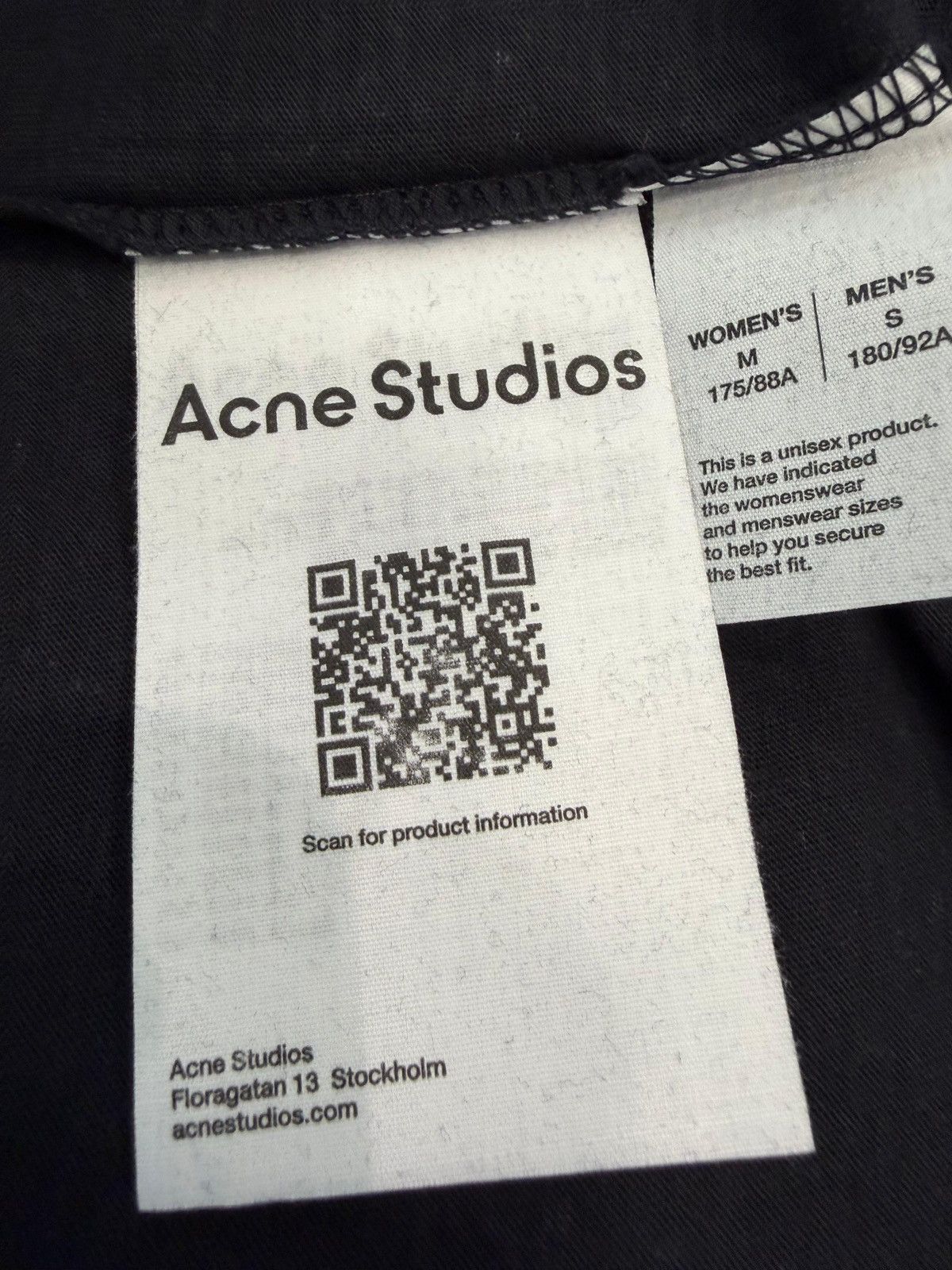 Acne Studios ACNE STUDIOS - Tee Faded Black Size US S / EU 44-46 / 1 - 3 Thumbnail