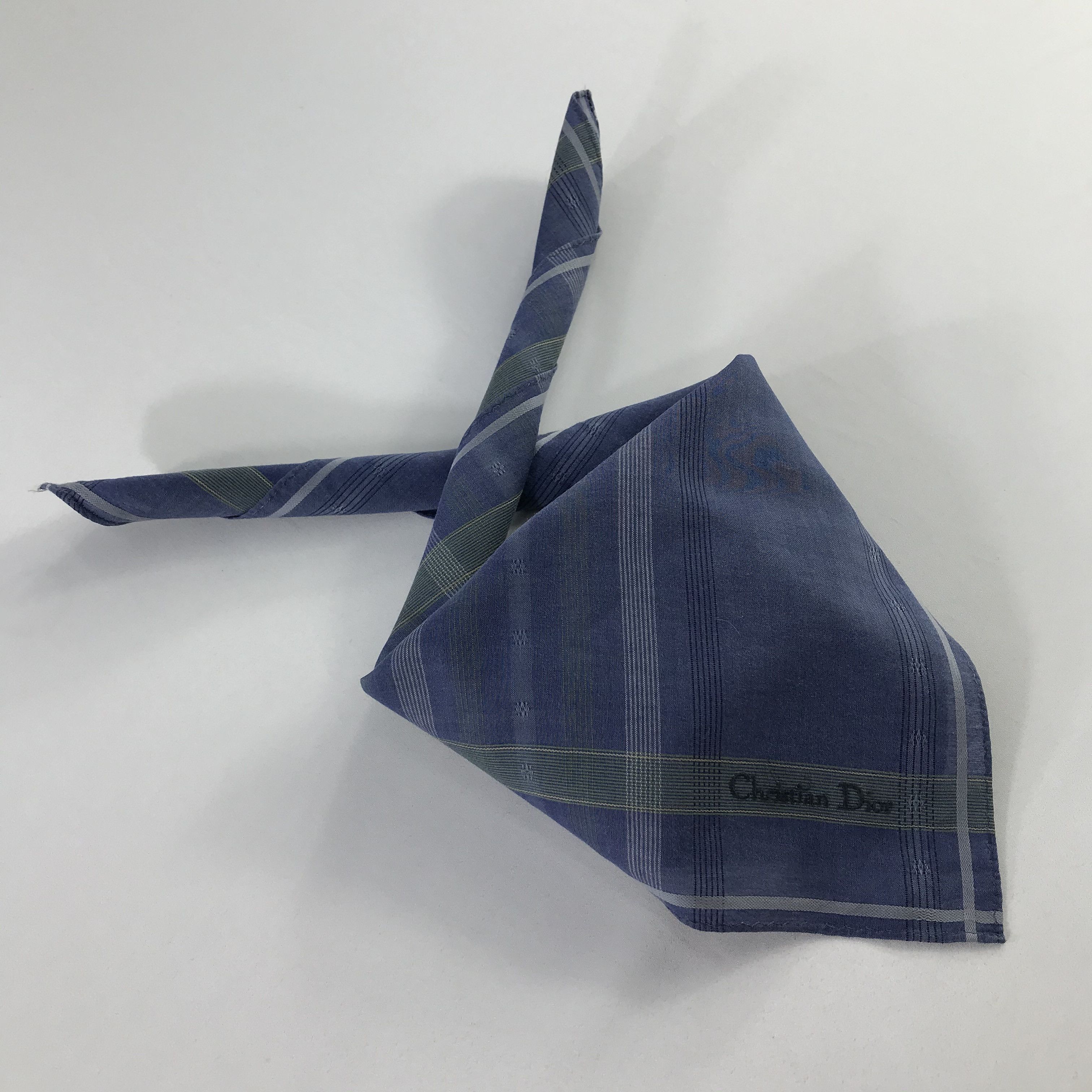 Christian Dior Monsieur × Vintage Christian Dior Bandana / Handkerchief / Neckerchief - S861 Size ONE SIZE - 4 Thumbnail