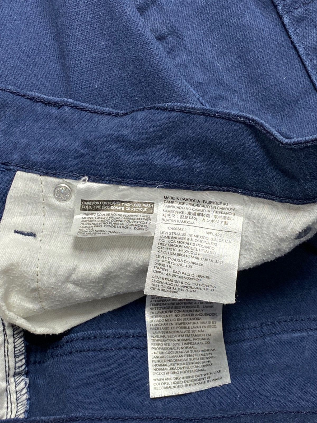 Levi's Vintage LEVI'S Navy Pants 514 W36 L30 Size US 36 / EU 52 - 7 Thumbnail
